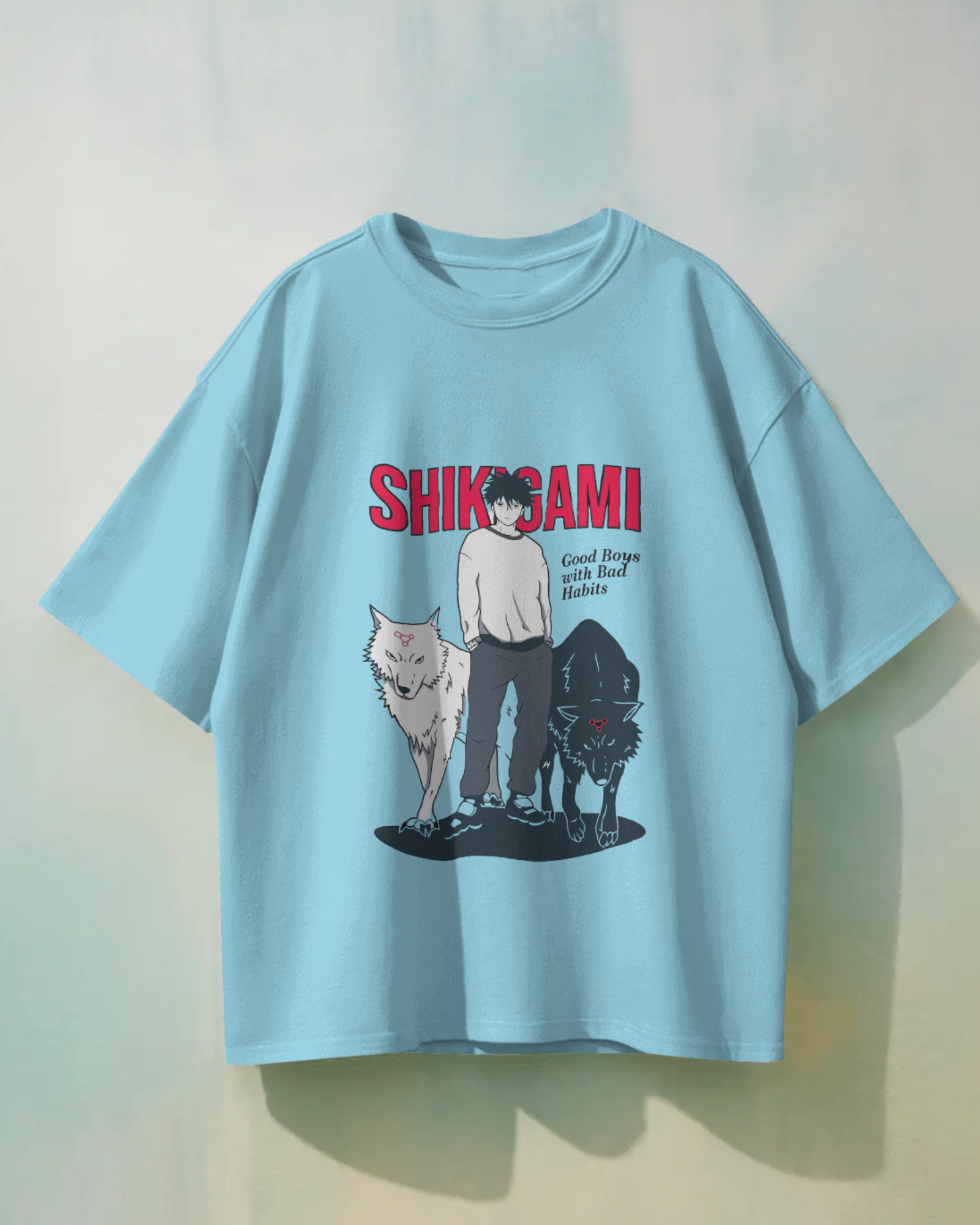 Megumi Fushiguro Oversized T-shirt | Shikigami Summoner | Jujutsu Kaisen | Premium T-shirt