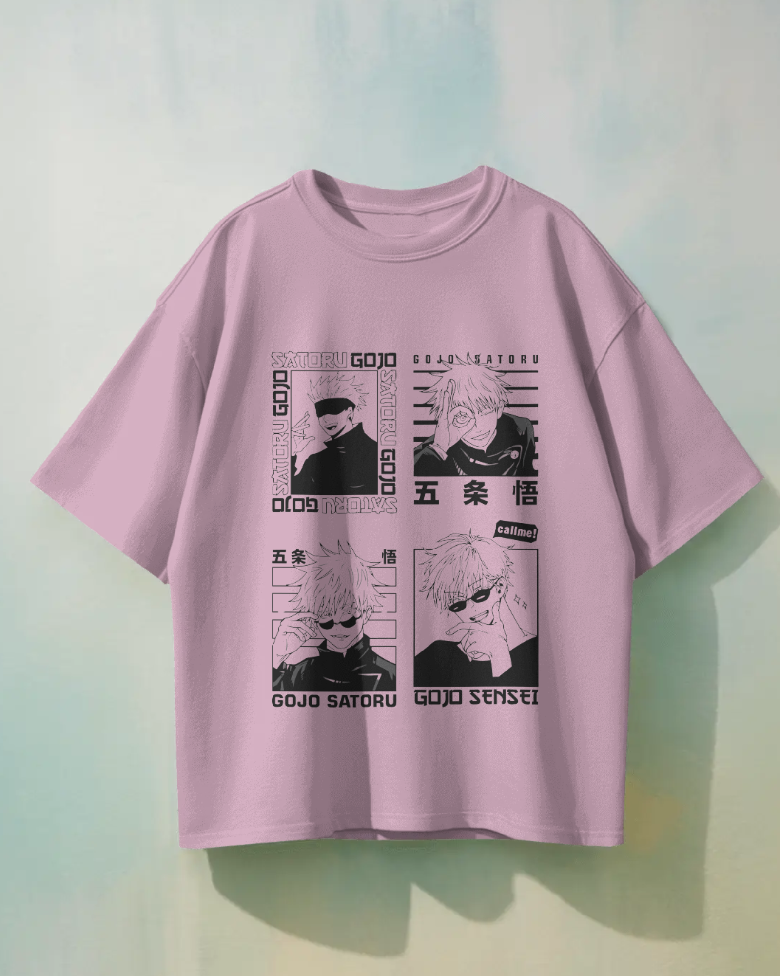Gojo Satoru T-Shirt | Jujutsu Kaisen Premium Oversized Tee