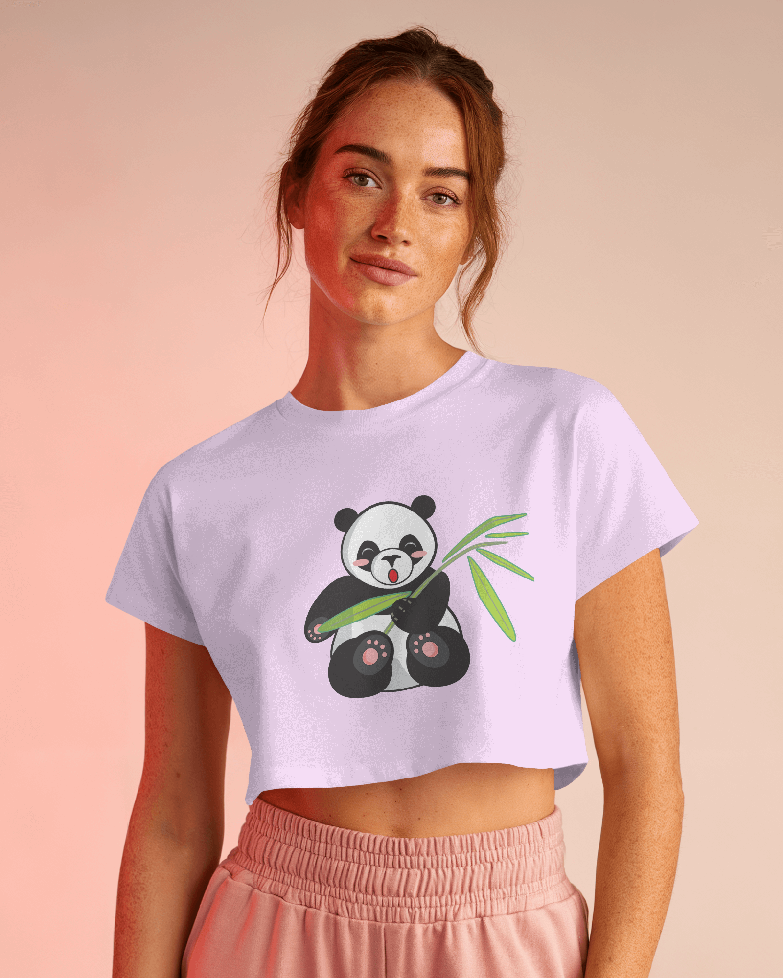Panda Cuteness Overload | Crop Top - Dorcus Wear