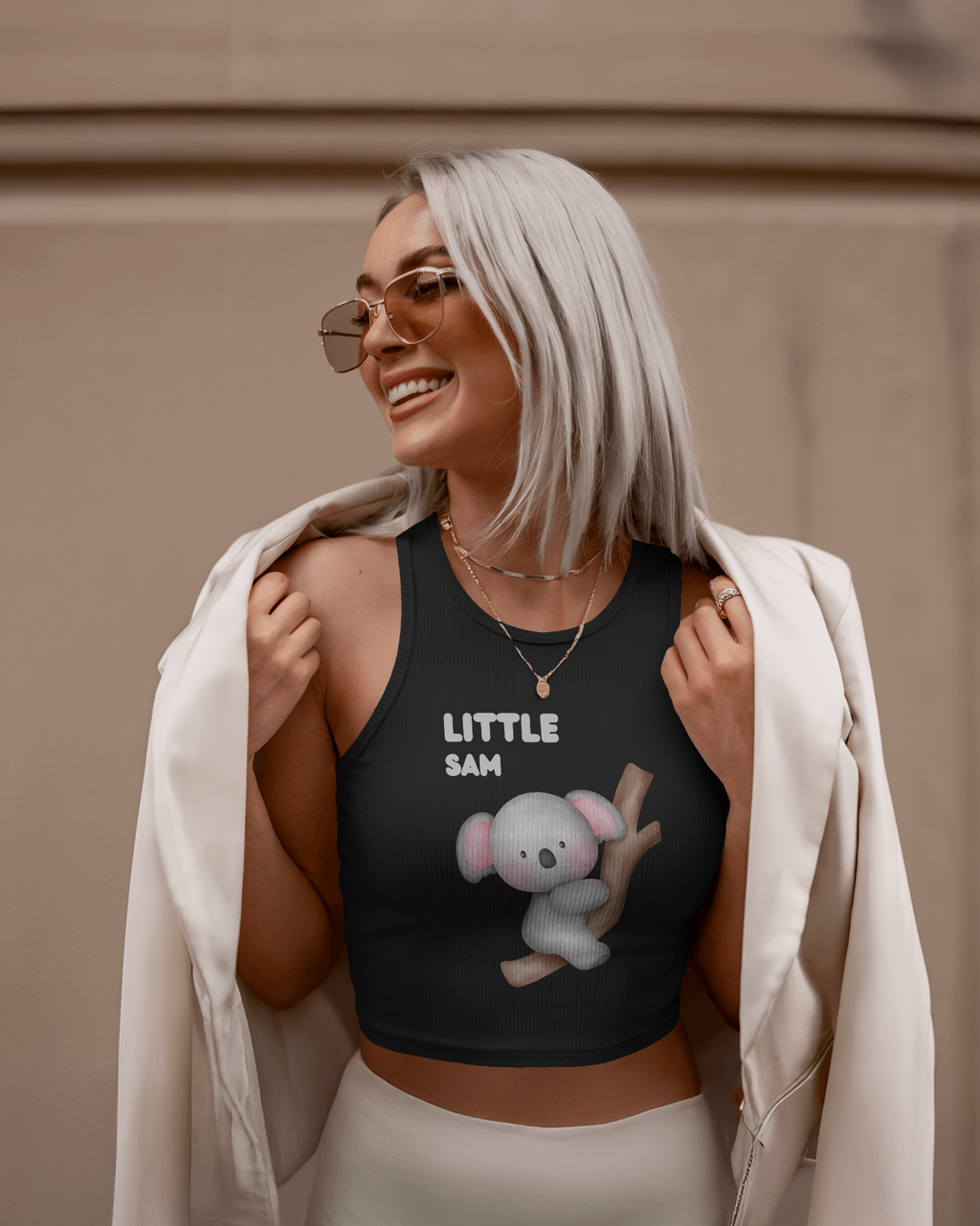 GreyBabyKoalaMinimalKidsTshirtDesign - Dorcus Wear