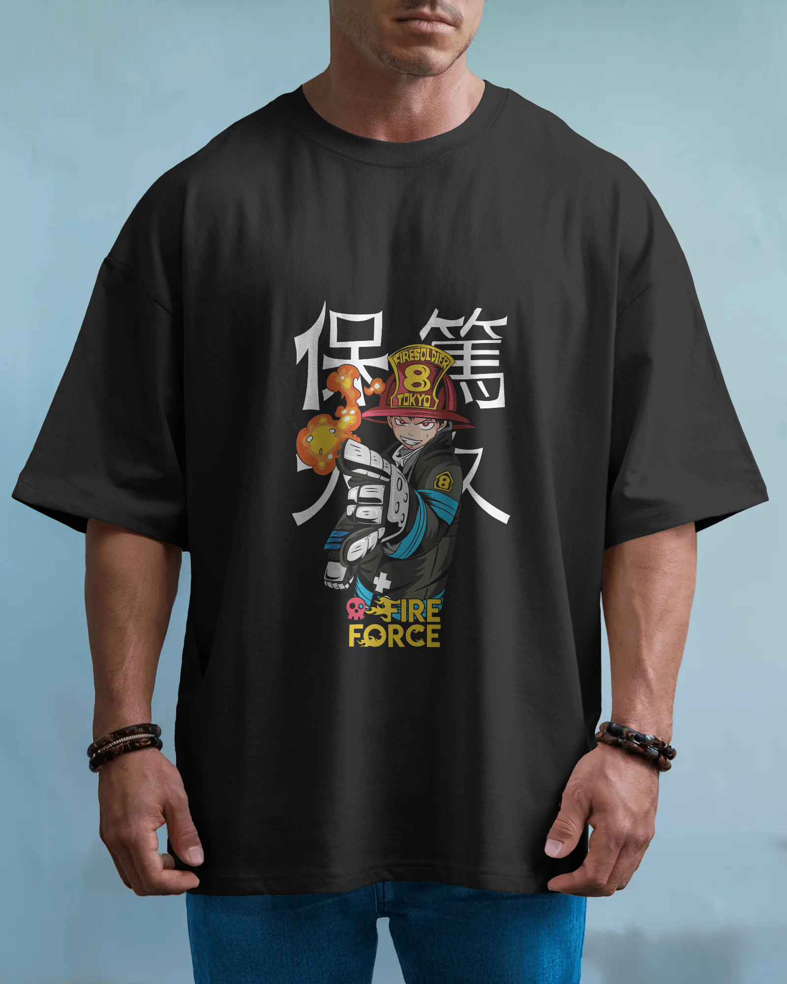 Shinra Kusakabe Fire Force T-shirt | Premium Oversized T-shirt