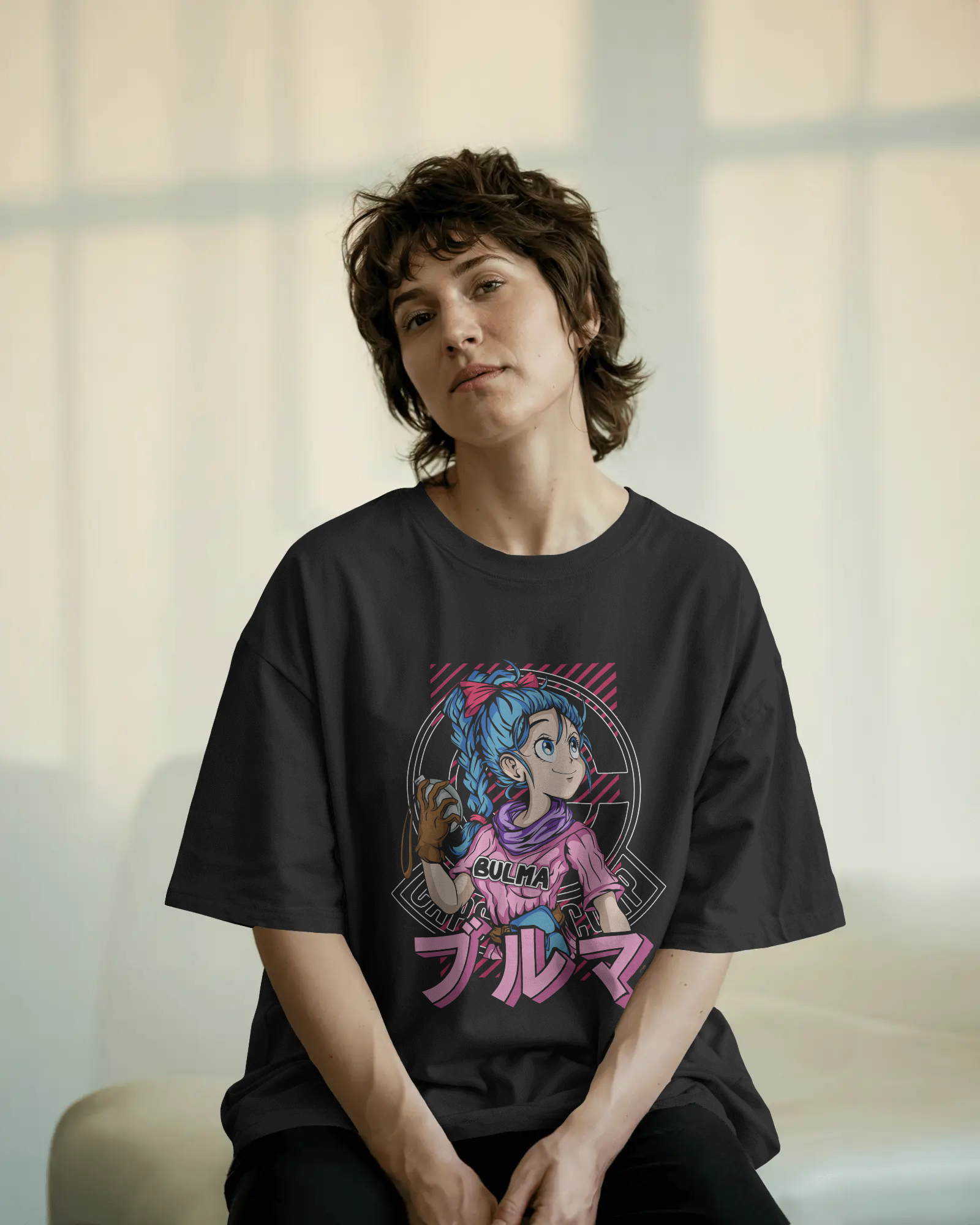 Bulma Premium Oversized T-Shirt from Dragon Ball Z for Ultimate Comfort