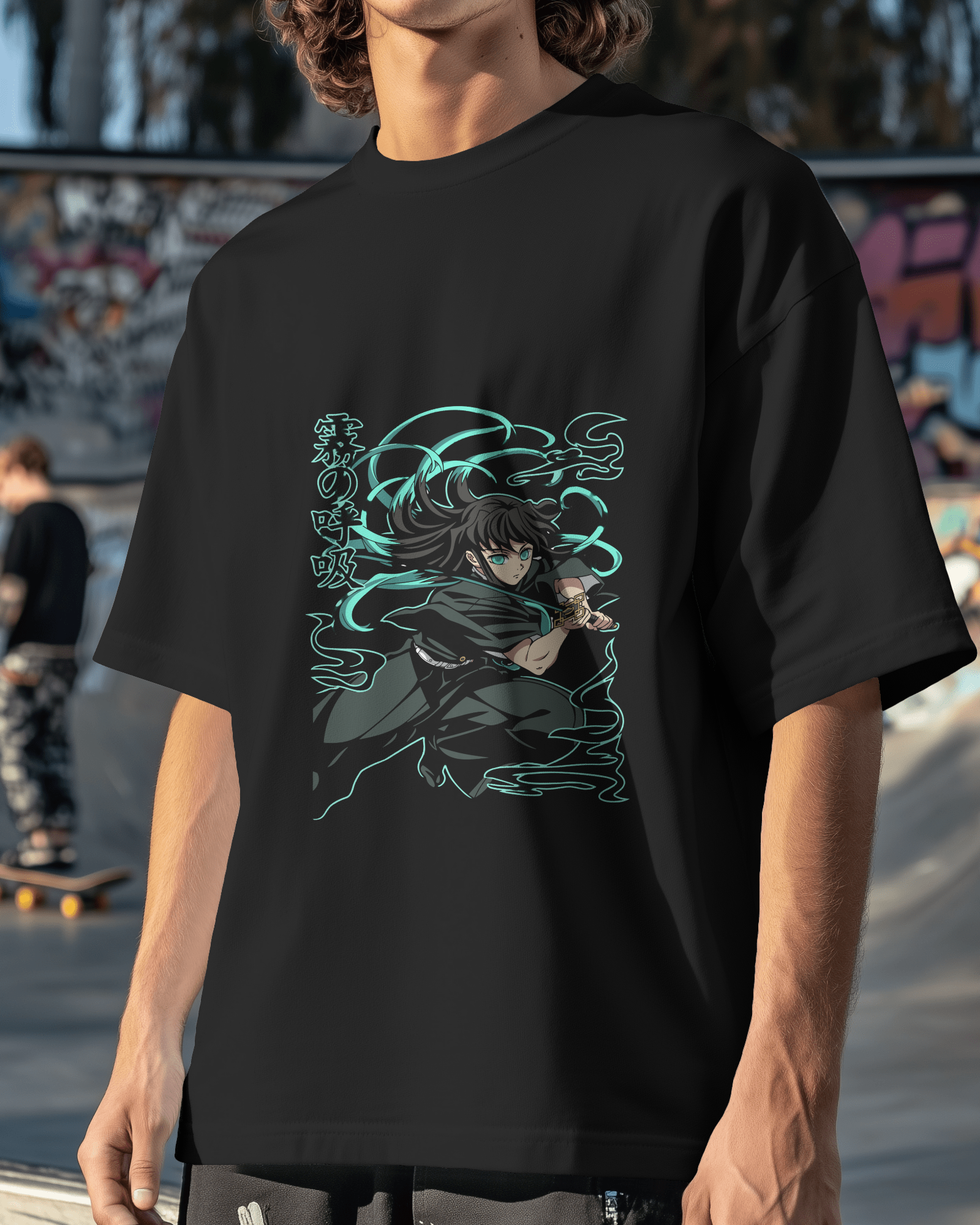 Mist Hashira Premium Oversized T-shirt | Muichiro Tokito | Demon Slayer Merchandise