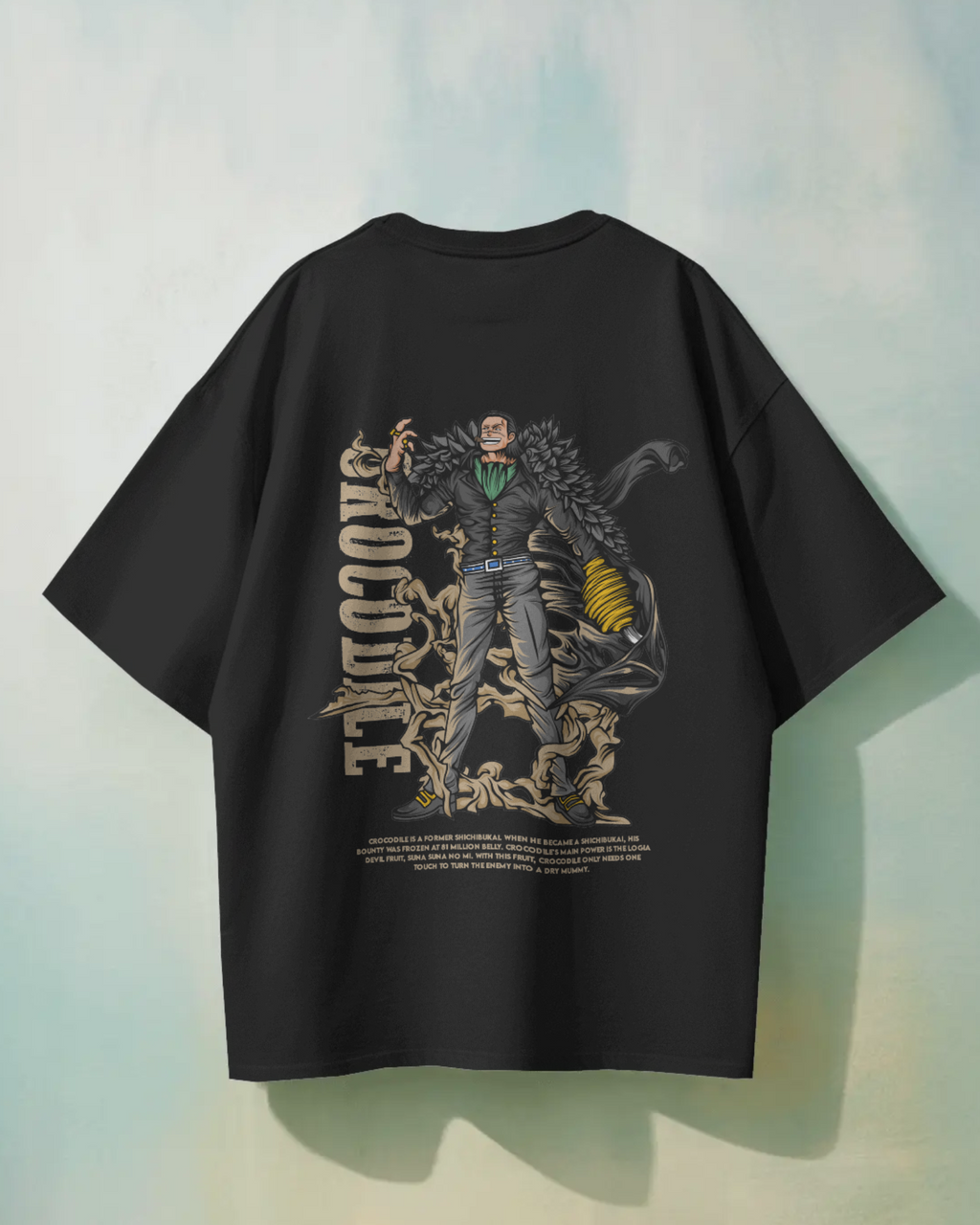 Sir Crocodile One Piece T-shirt | Premium Oversized T-Shirt