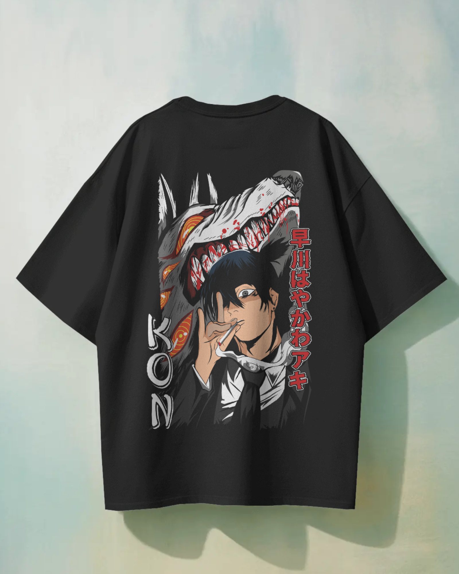 Kon The Fox Devil T-shirt | Chainsaw Man Premium Oversized T-shirt