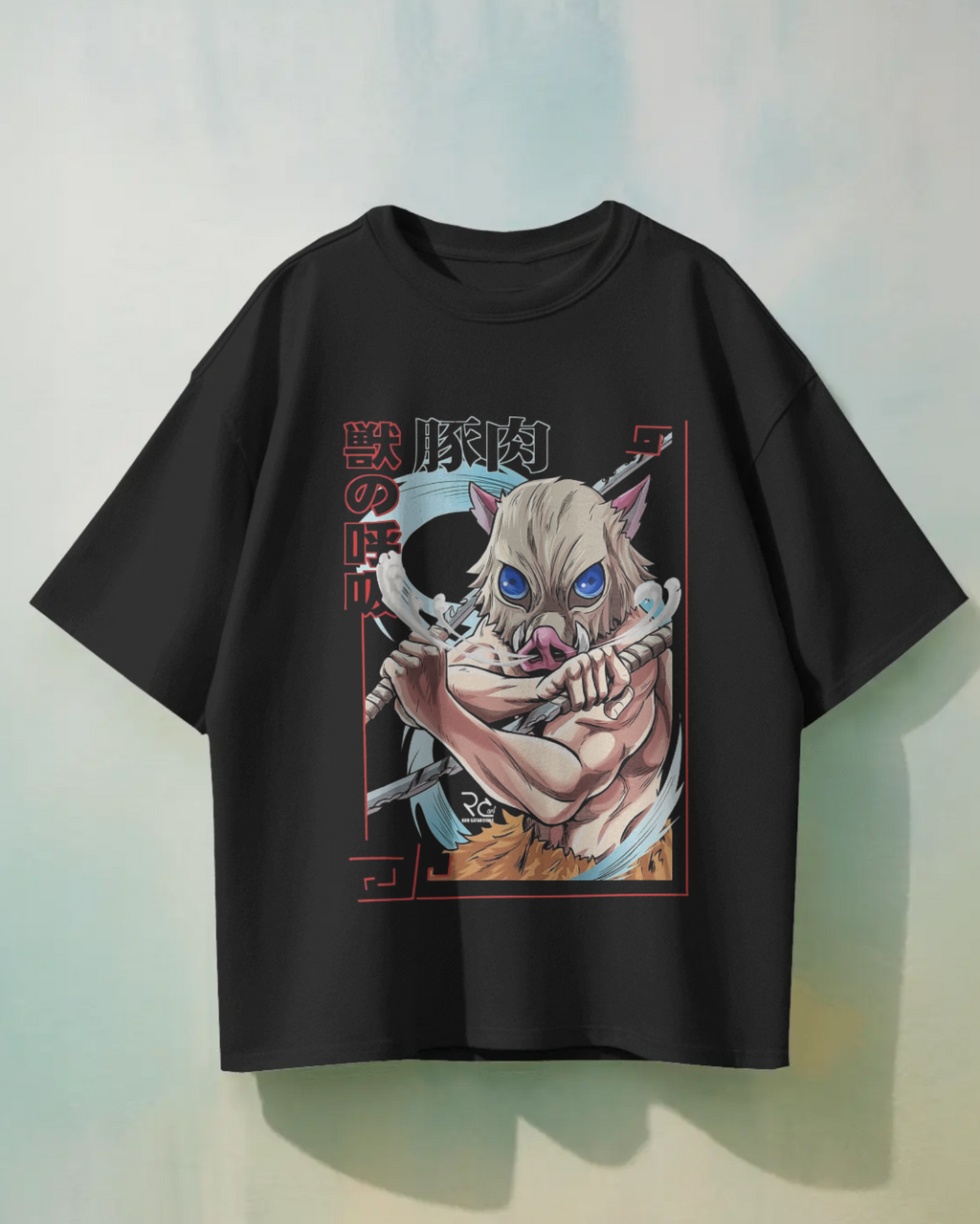 Demon Slayer Inosuke Premium Oversized T-Shirt