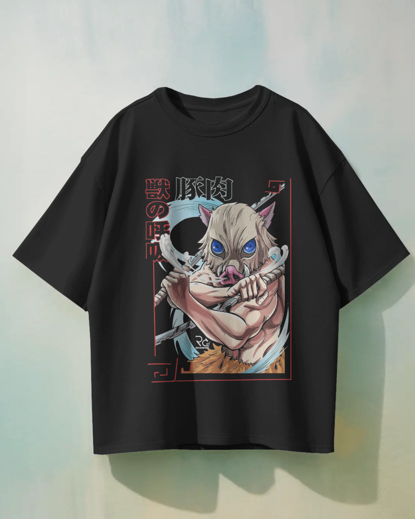 Demon Slayer Inosuke Premium Oversized T-Shirt