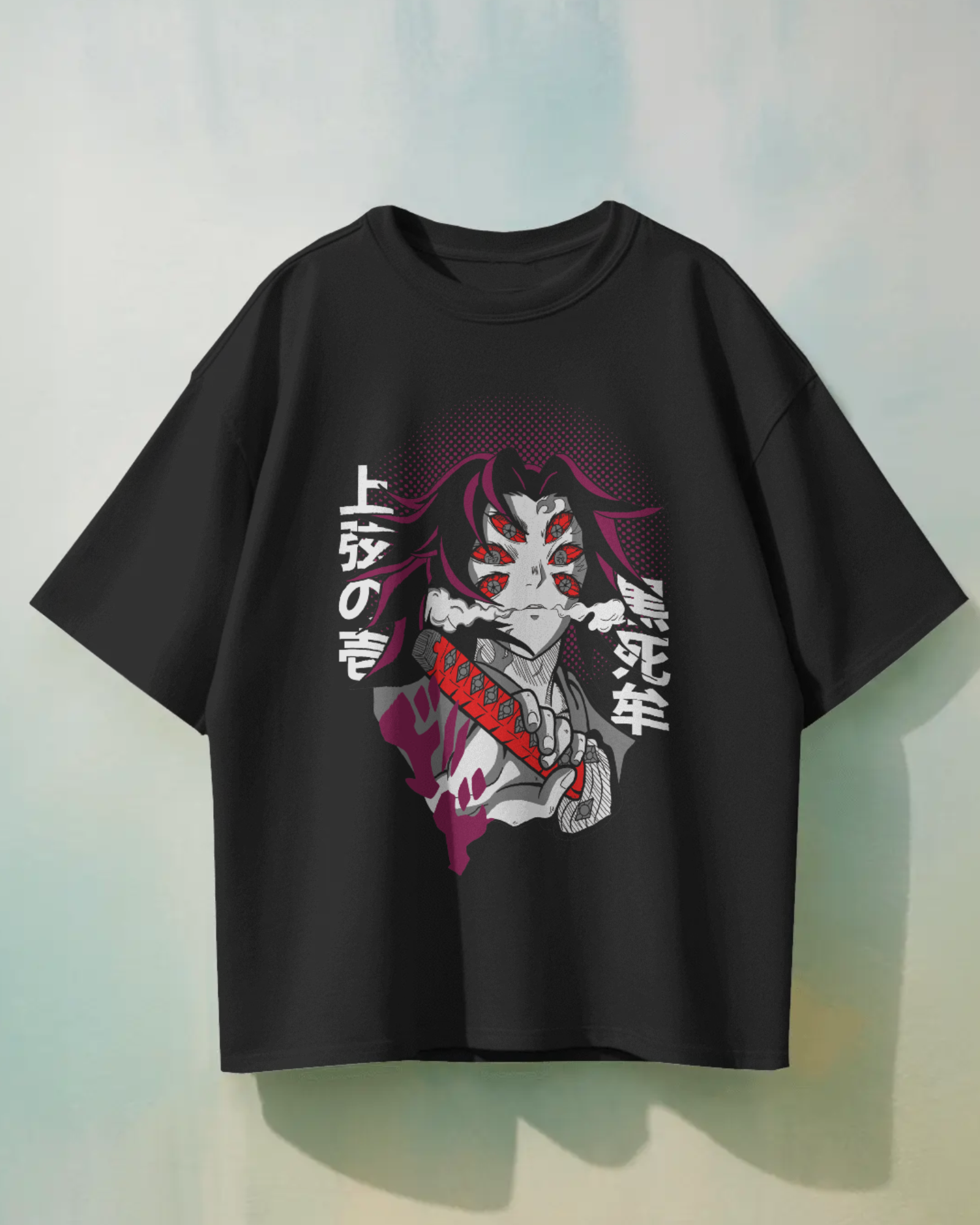 Upper Moon One Kokushibo T-shirt | Premium Oversized Demon Slayer T-Shirt