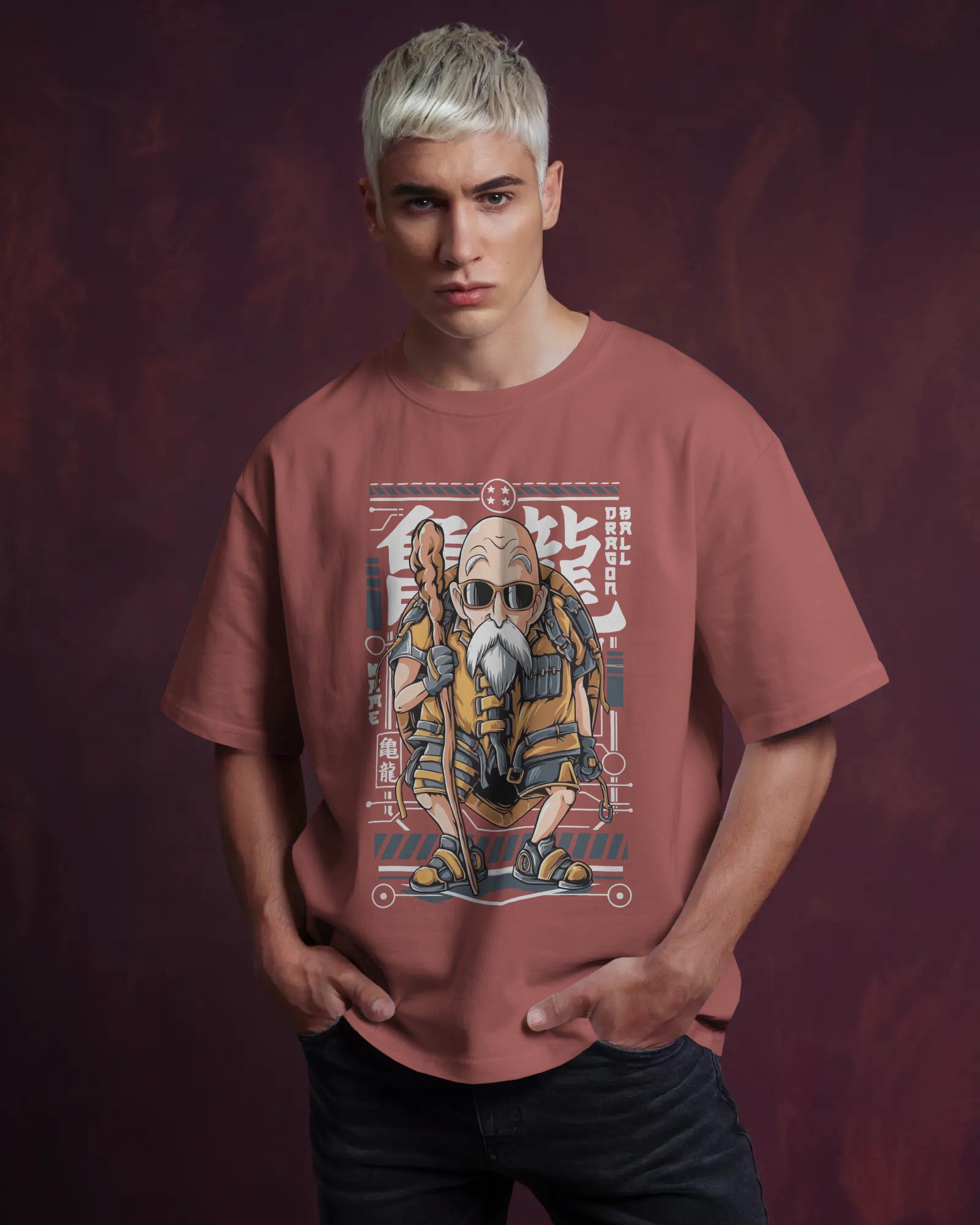 Roshi Dragon Ball Z T-shirt - Premium Oversized Design
