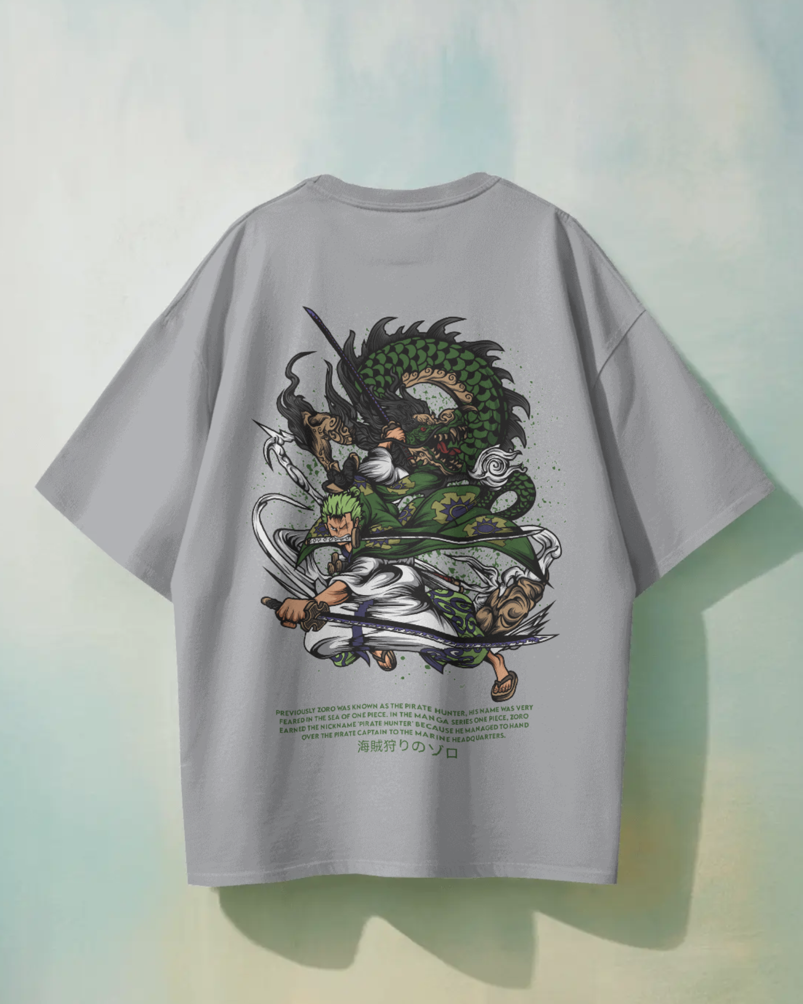 Roronoa Zoro T-shirt | One Piece | Premium Oversized T-shirt