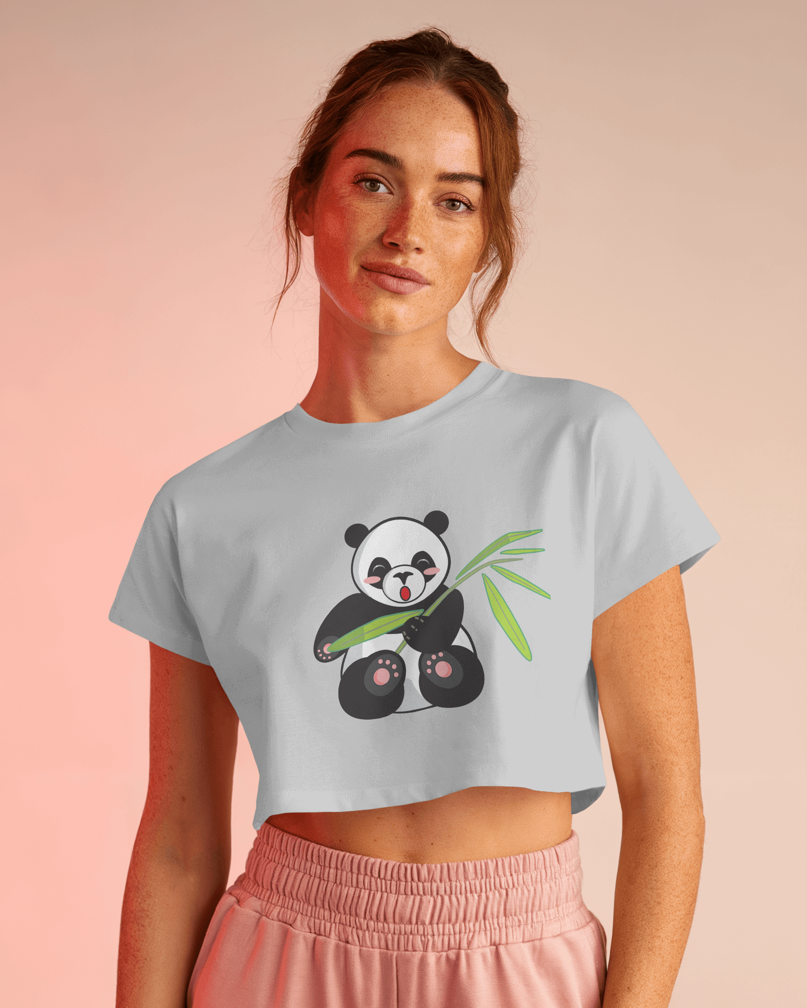 Panda Cuteness Overload | Crop Top - Dorcus Wear