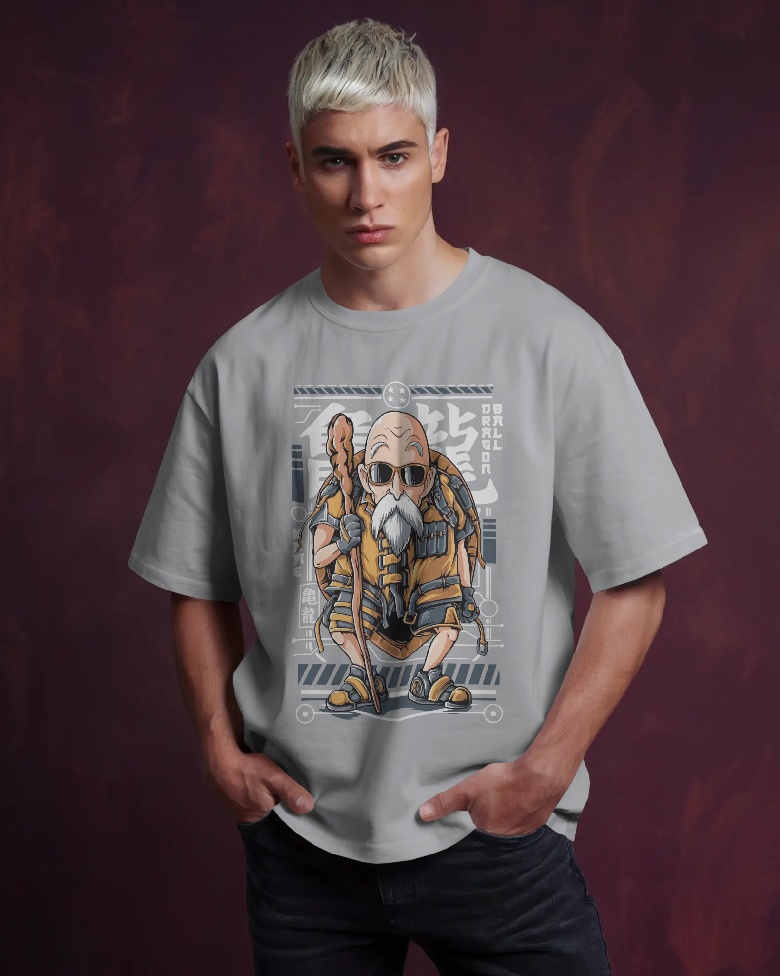 Roshi Dragon Ball Z T-shirt - Premium Oversized Design