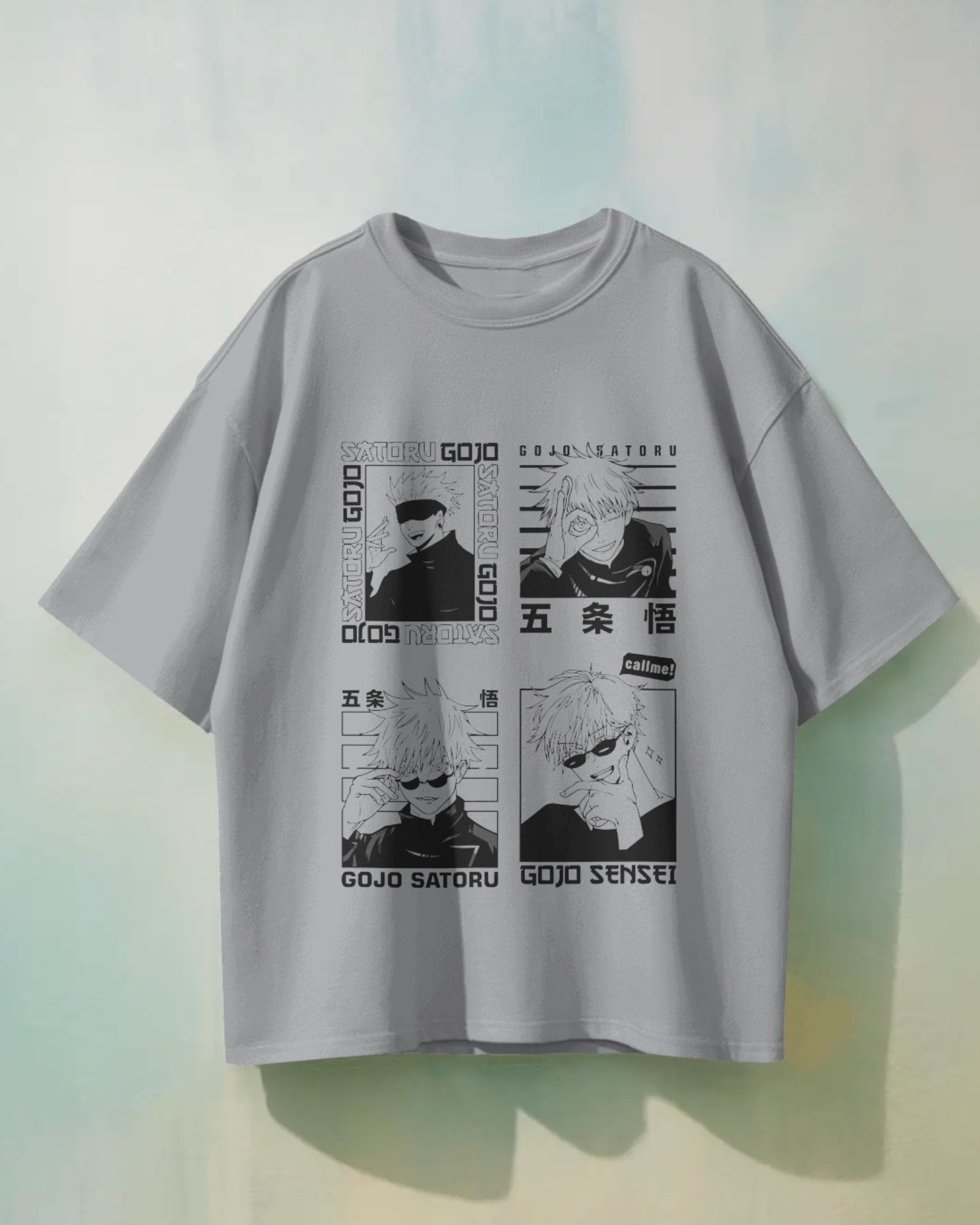 Gojo Satoru T-Shirt | Jujutsu Kaisen Premium Oversized Tee