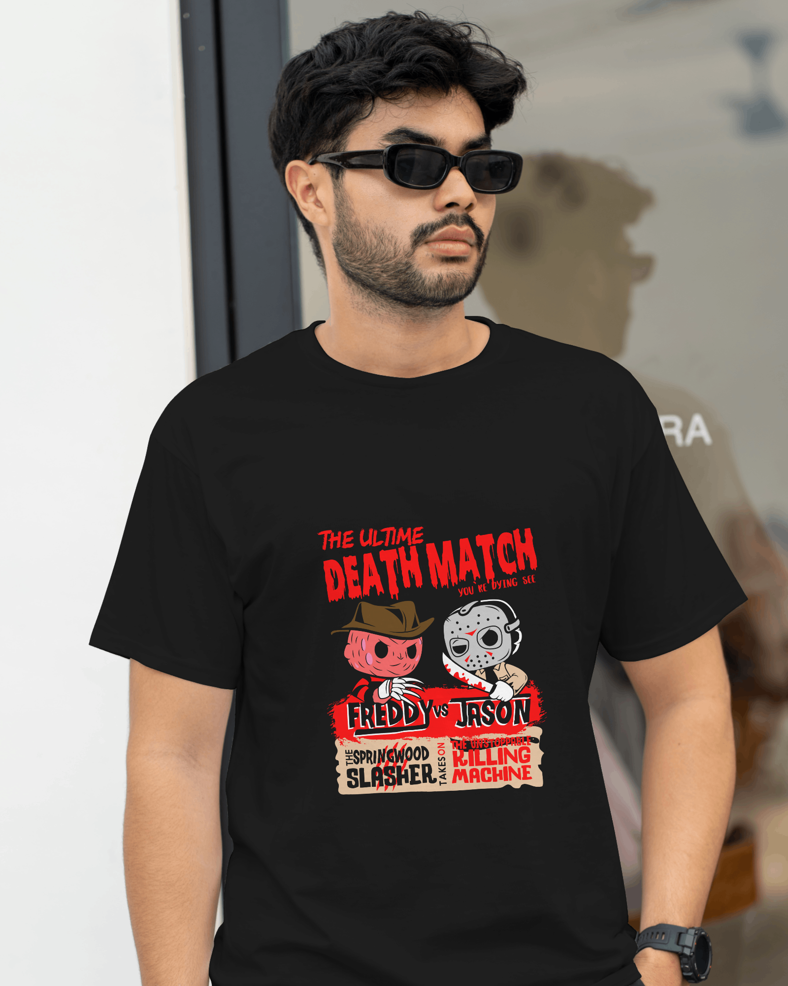 Freddy vs. Jason T-shirt – Ultimate Death Match Classic Shirt