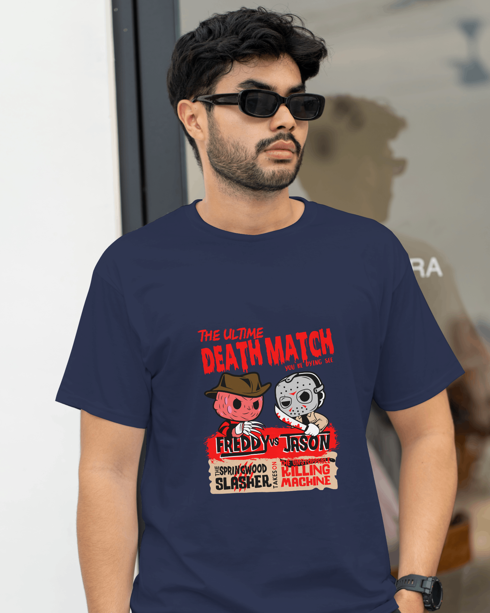 Freddy vs. Jason T-shirt – Ultimate Death Match Classic Shirt
