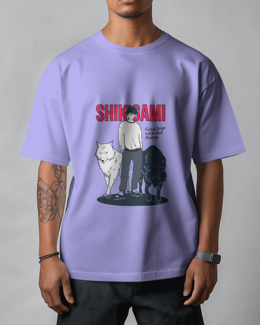Megumi Fushiguro Oversized T-shirt | Shikigami Summoner | Jujutsu Kaisen | Premium T-shirt