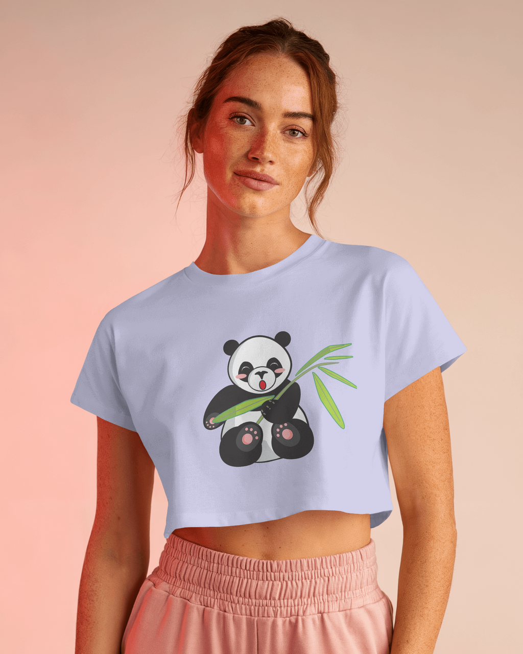 Panda Cuteness Overload | Crop Top - Dorcus Wear