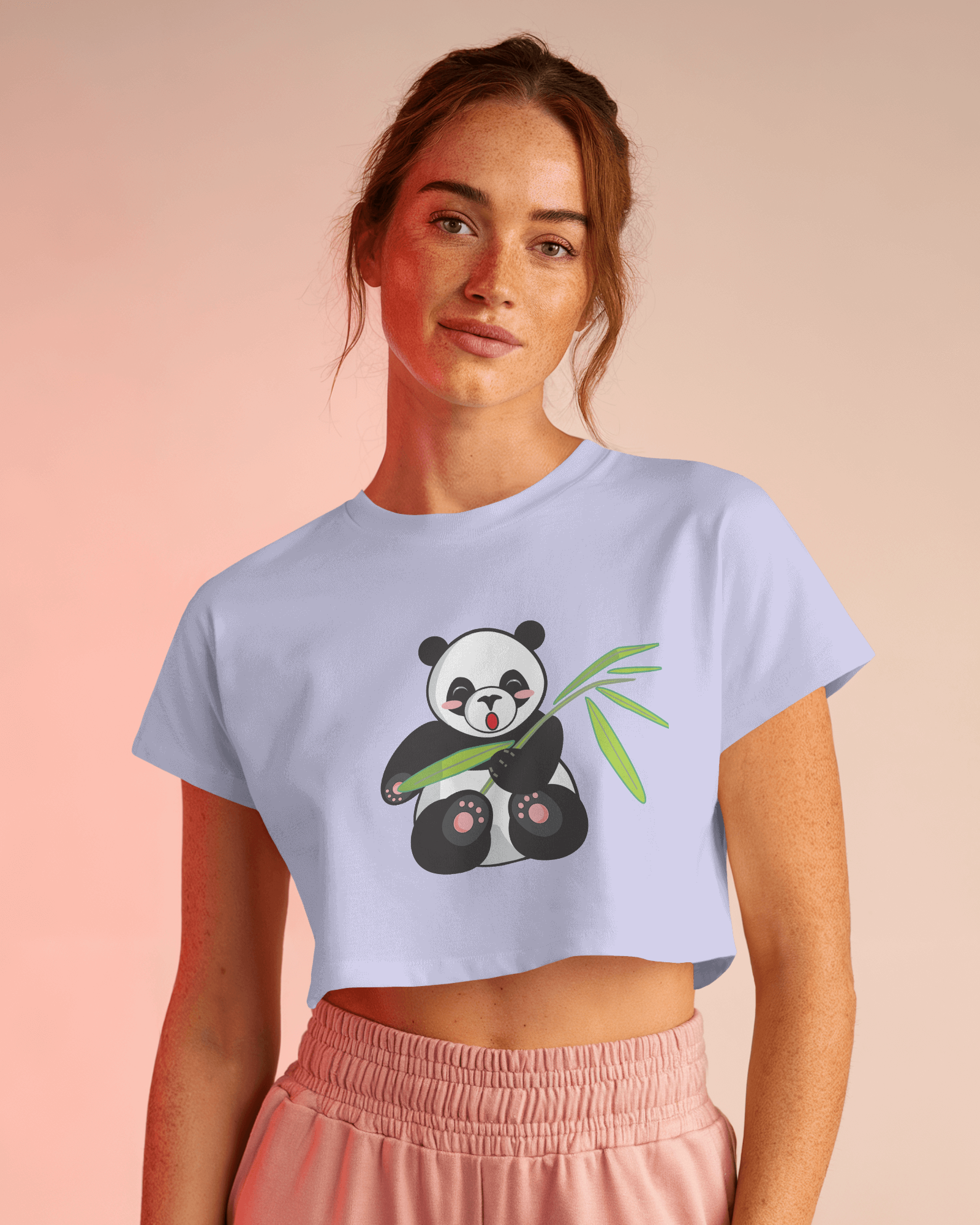 Panda Cuteness Overload | Crop Top - Dorcus Wear