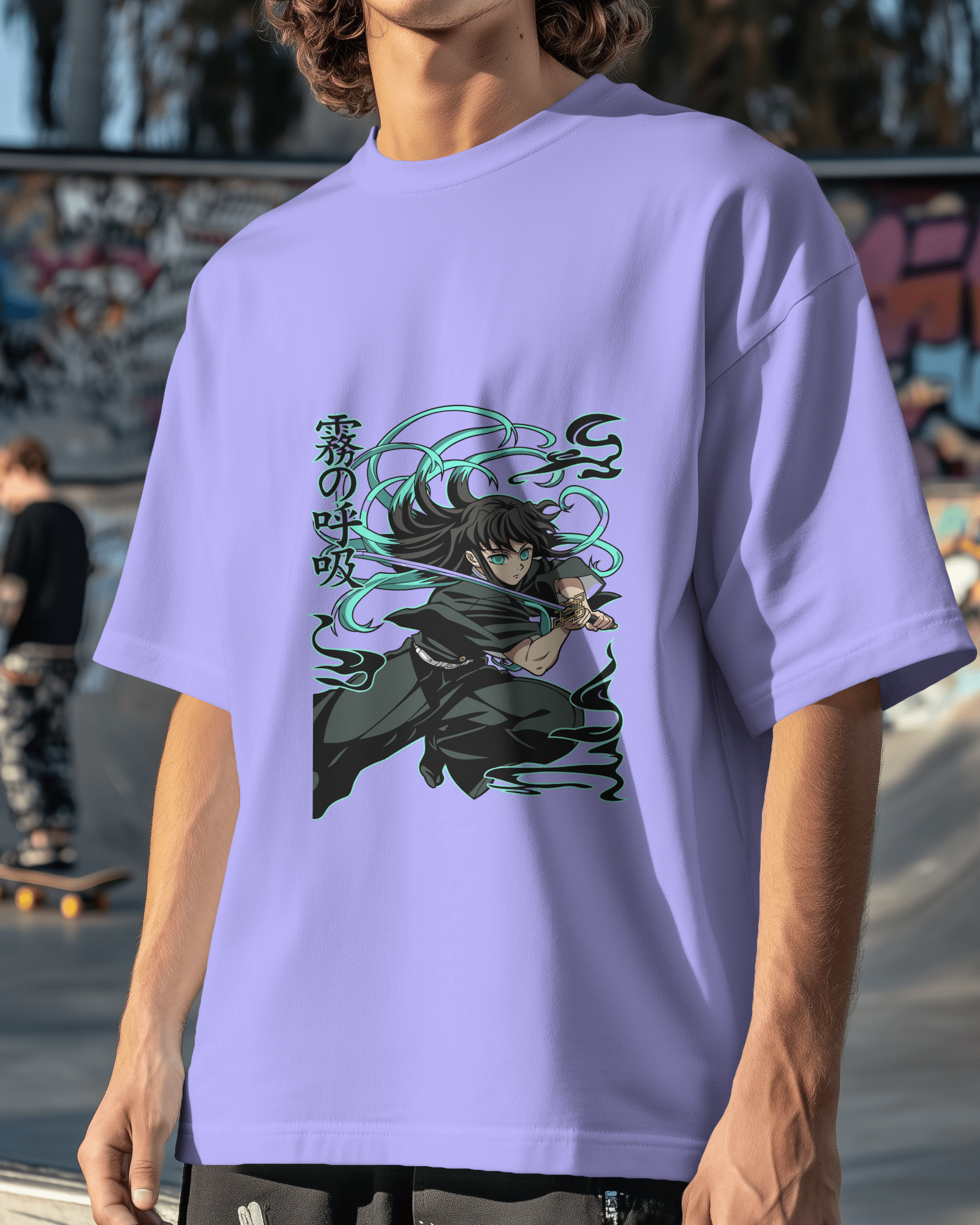 Mist Hashira Premium Oversized T-shirt | Muichiro Tokito | Demon Slayer Merchandise