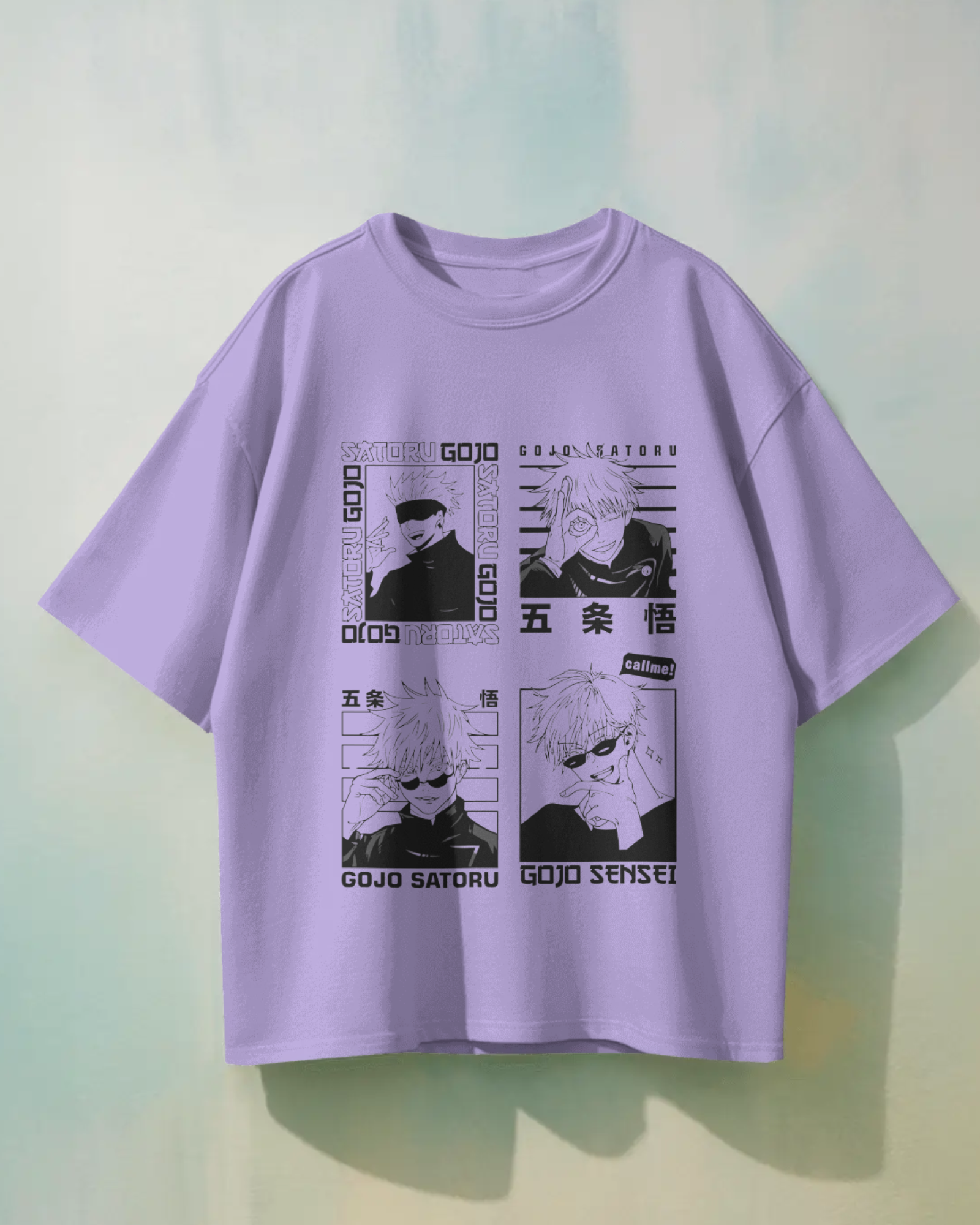Gojo Satoru T-Shirt | Jujutsu Kaisen Premium Oversized Tee