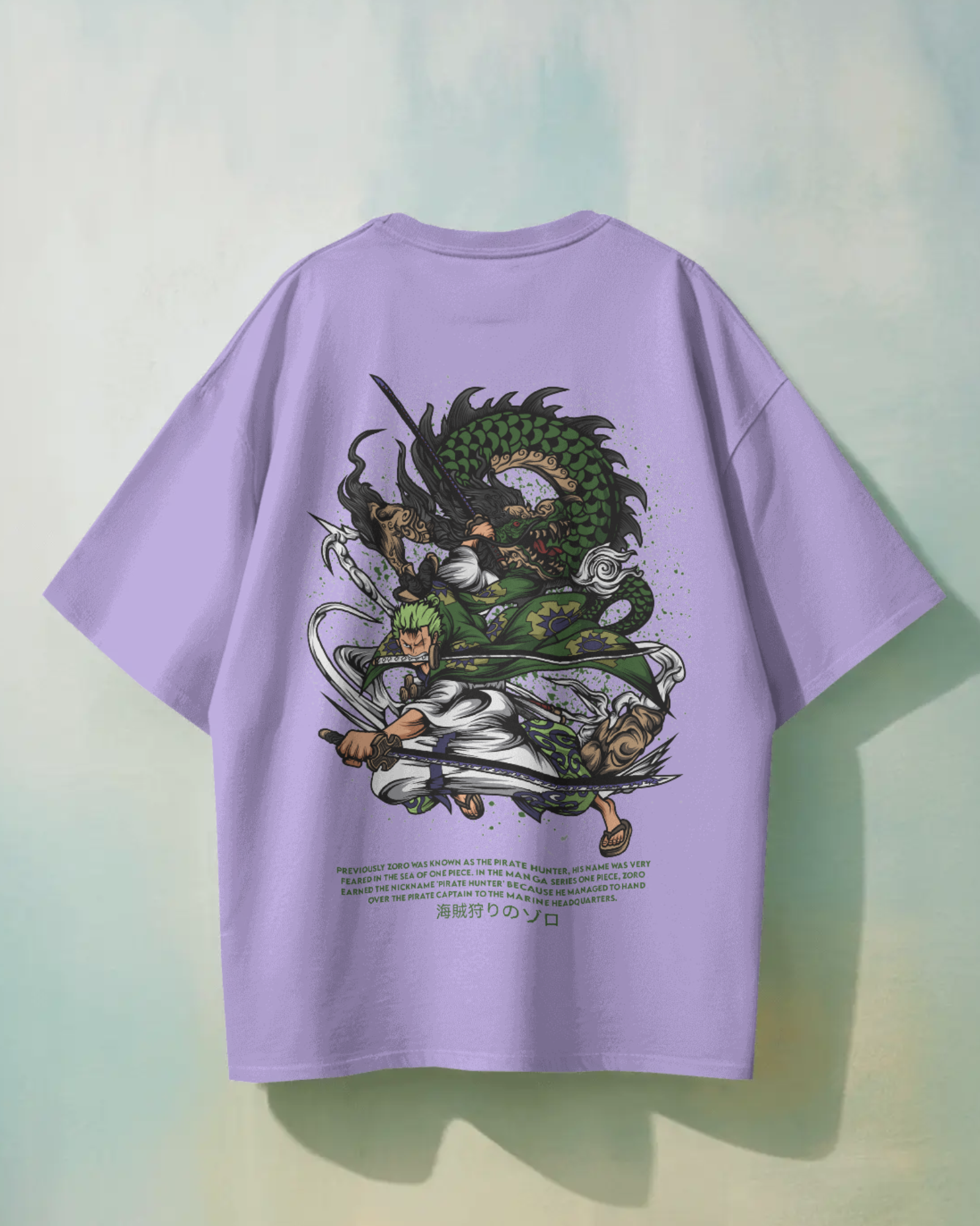 Roronoa Zoro T-shirt | One Piece | Premium Oversized T-shirt