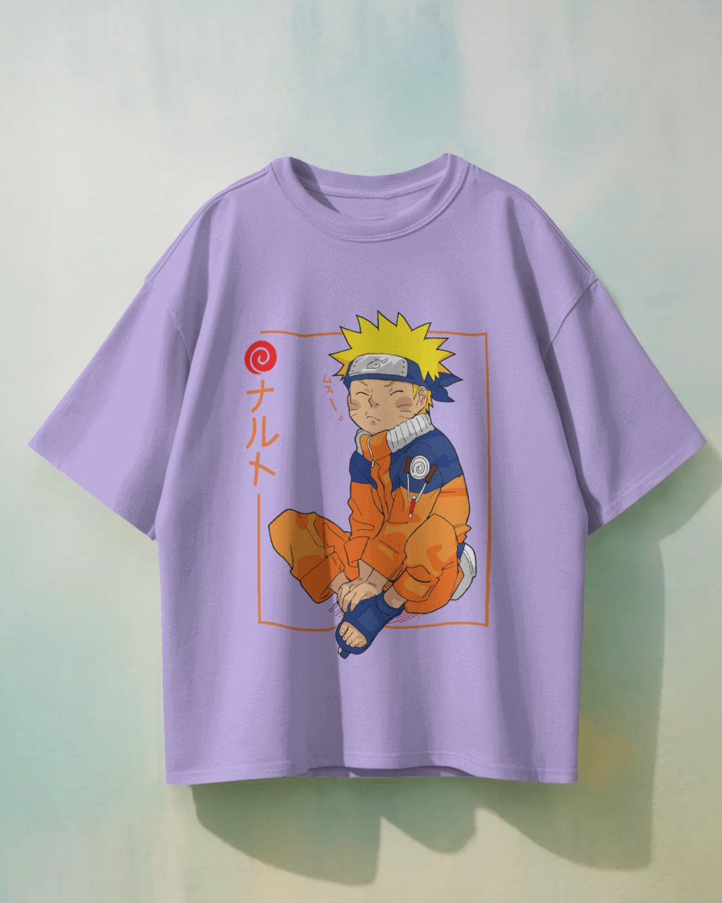 Sleepy Naruto T-Shirt - Premium Oversized Naruto Apparel