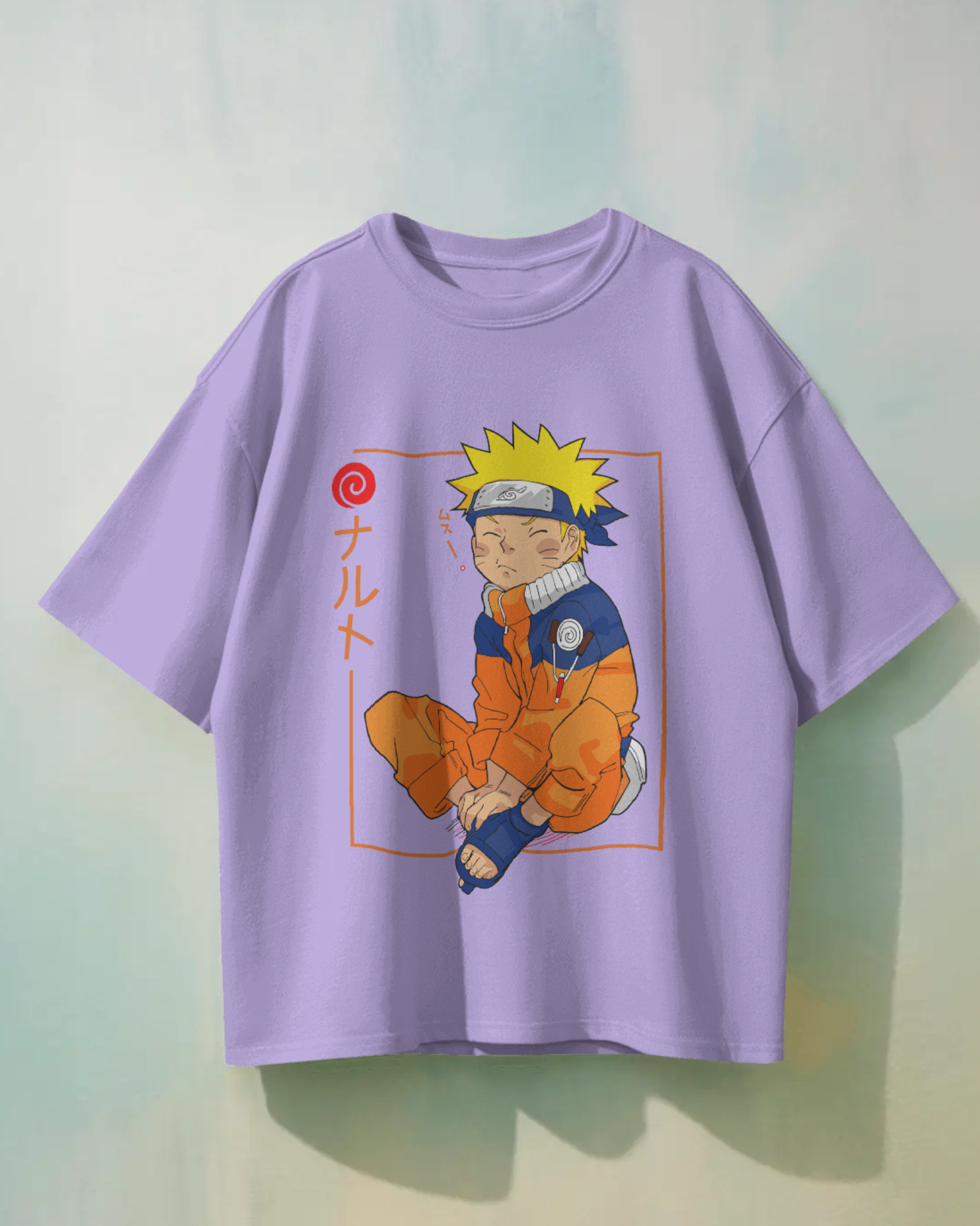 Sleepy Naruto T-Shirt - Premium Oversized Naruto Apparel