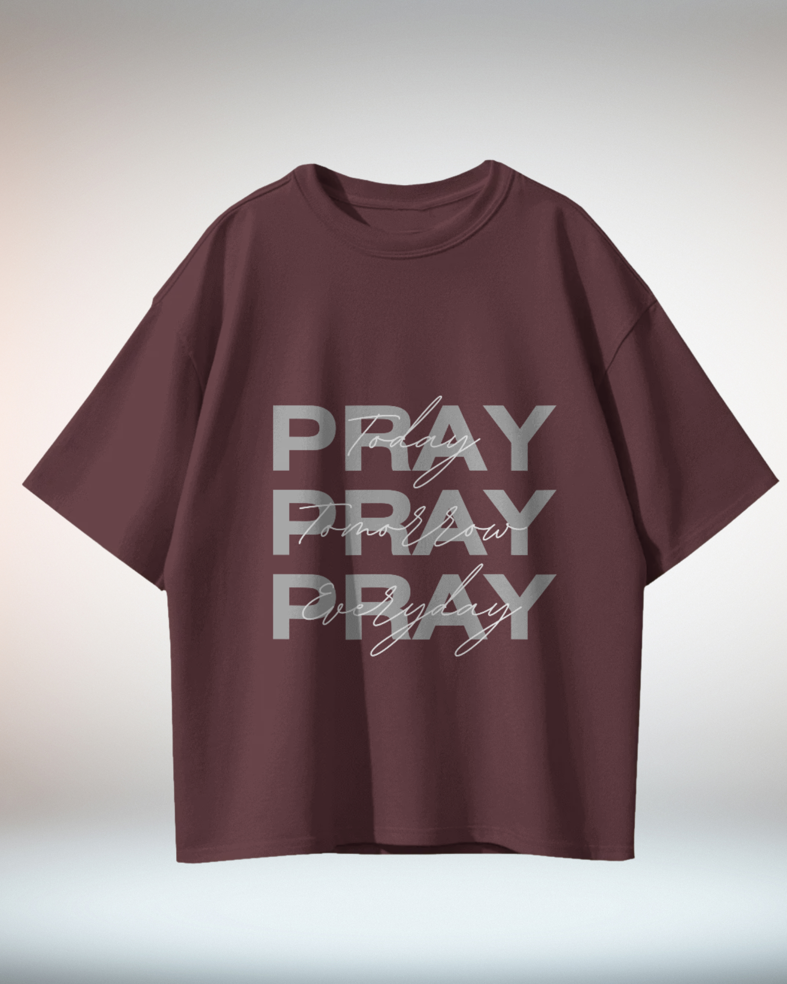 Black White Minimal Typographic Christian Religious TShirt - Dorcus Wear