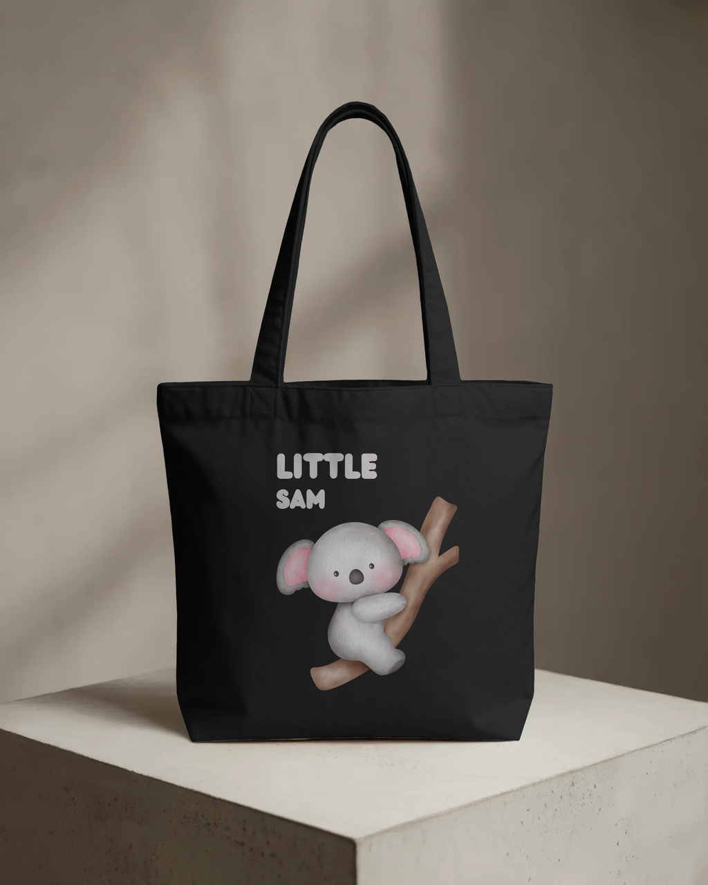Little Sam Cute Koala Tote Bag - AOP Zipper Totebag - Dorcus Wear