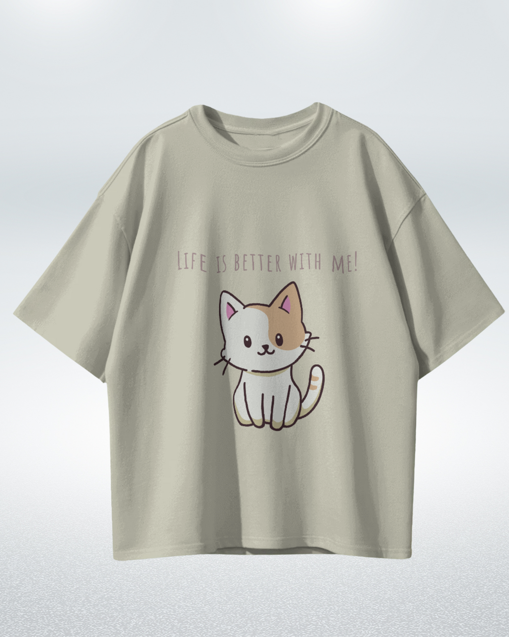 Purrfectly Better Premium Oversized T-shirt - Dorcus Wear