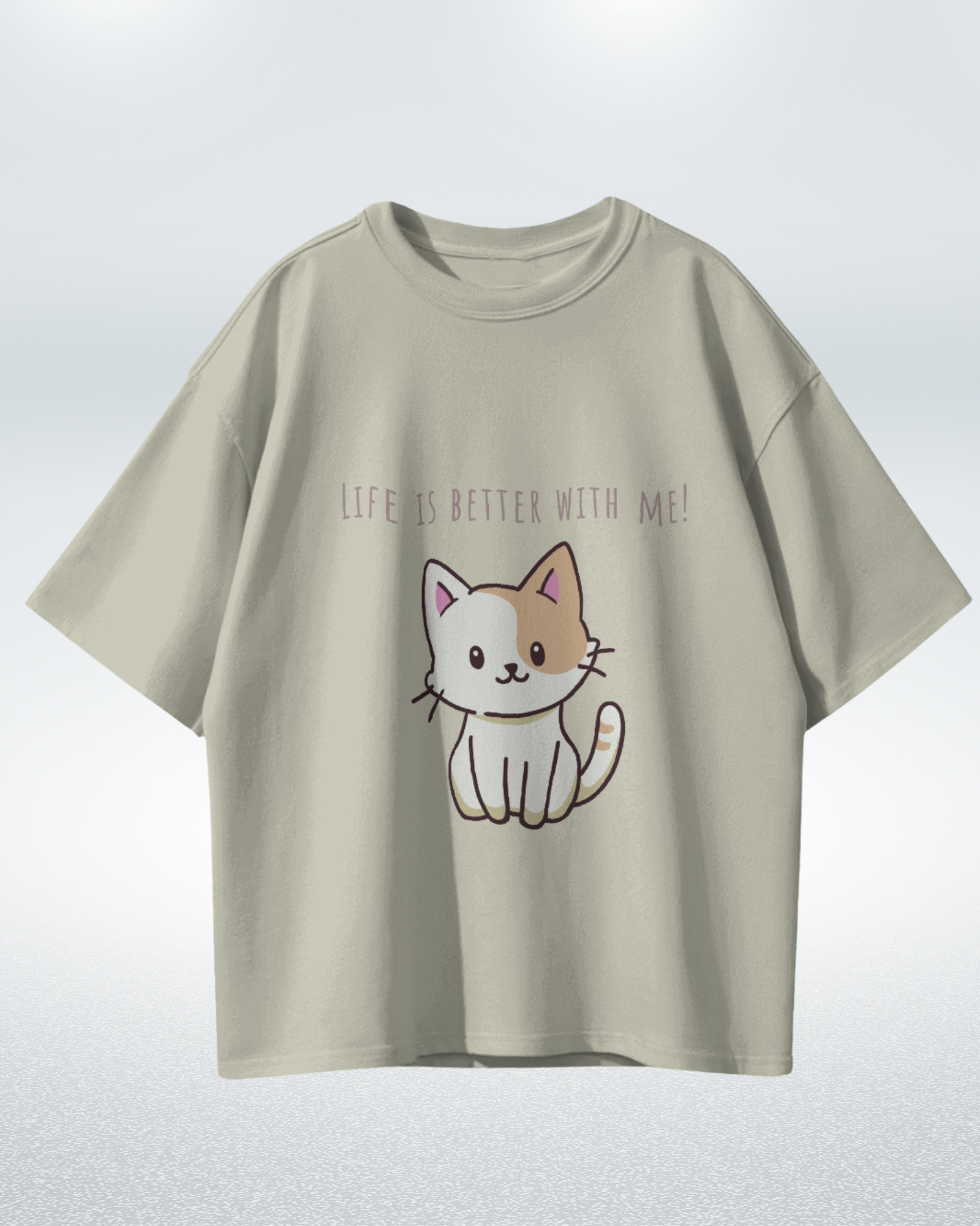 Purrfectly Better Premium Oversized T-shirt - Dorcus Wear