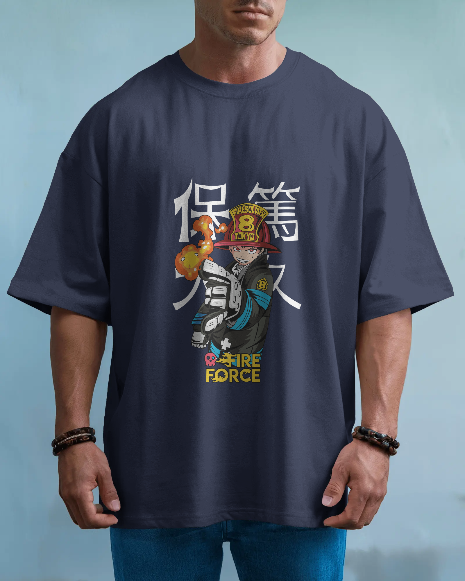 Shinra Kusakabe Fire Force T-shirt | Premium Oversized T-shirt