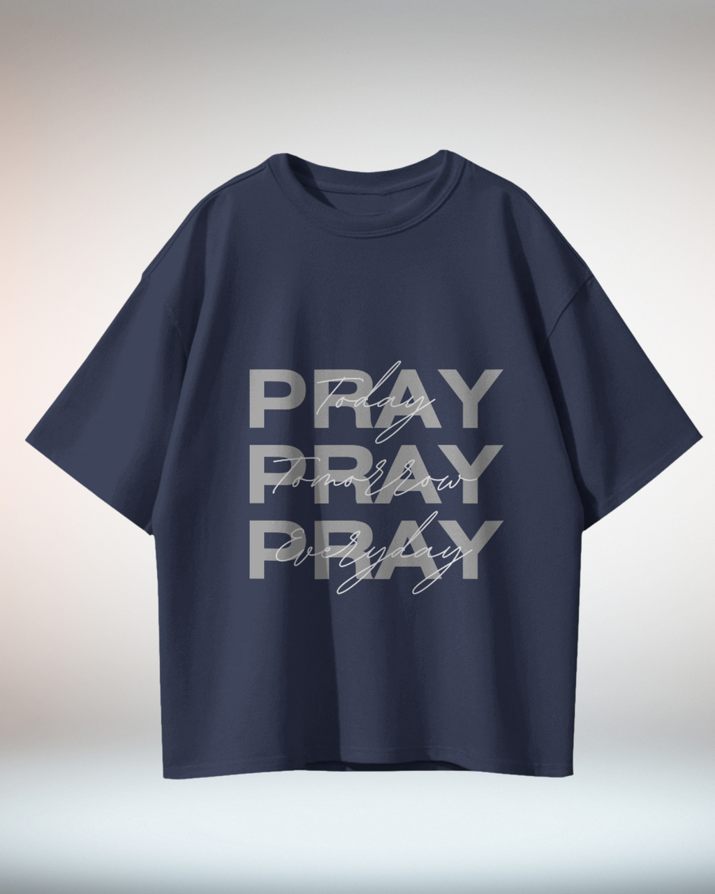 Black White Minimal Typographic Christian Religious TShirt - Dorcus Wear