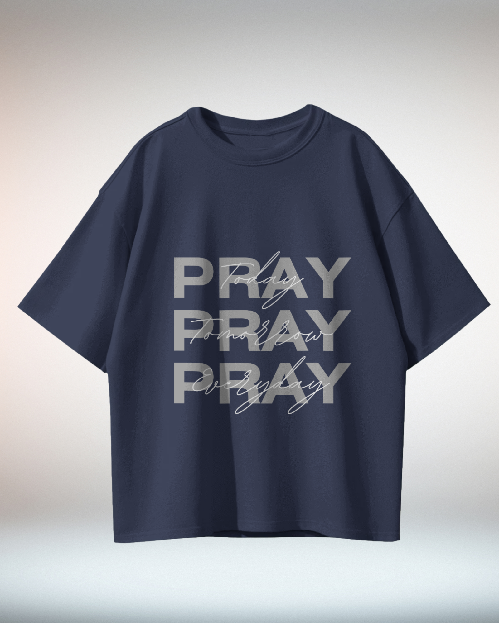 Black White Minimal Typographic Christian Religious TShirt - Dorcus Wear
