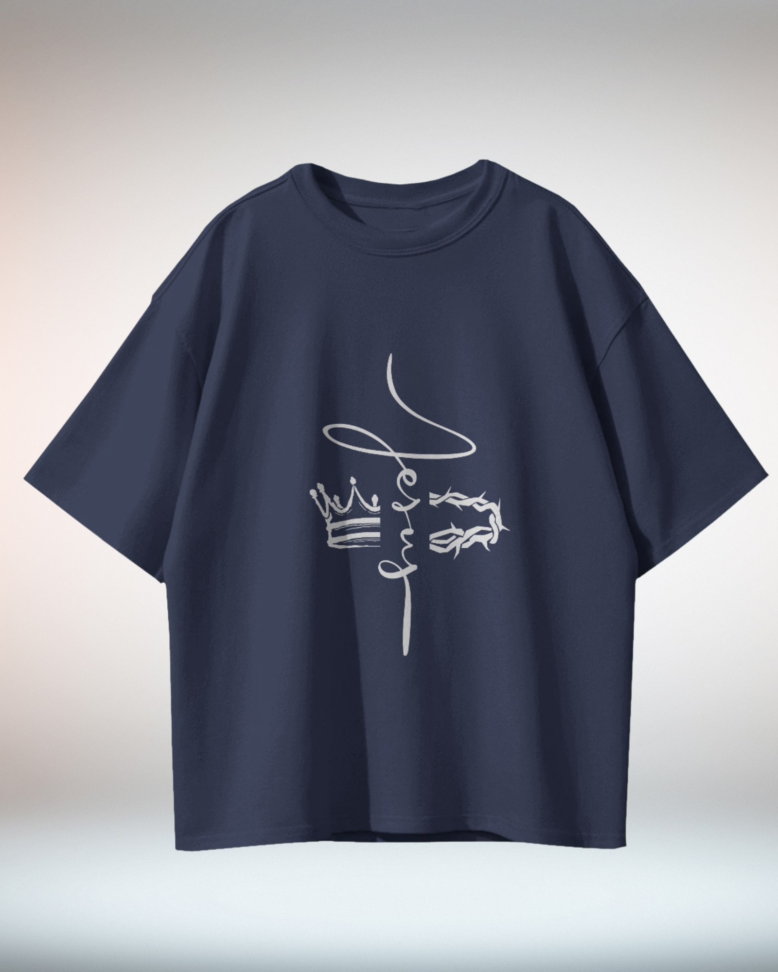 Black White Illustrative Minimal Typographic Christian Religious TShirt - Dorcus Wear