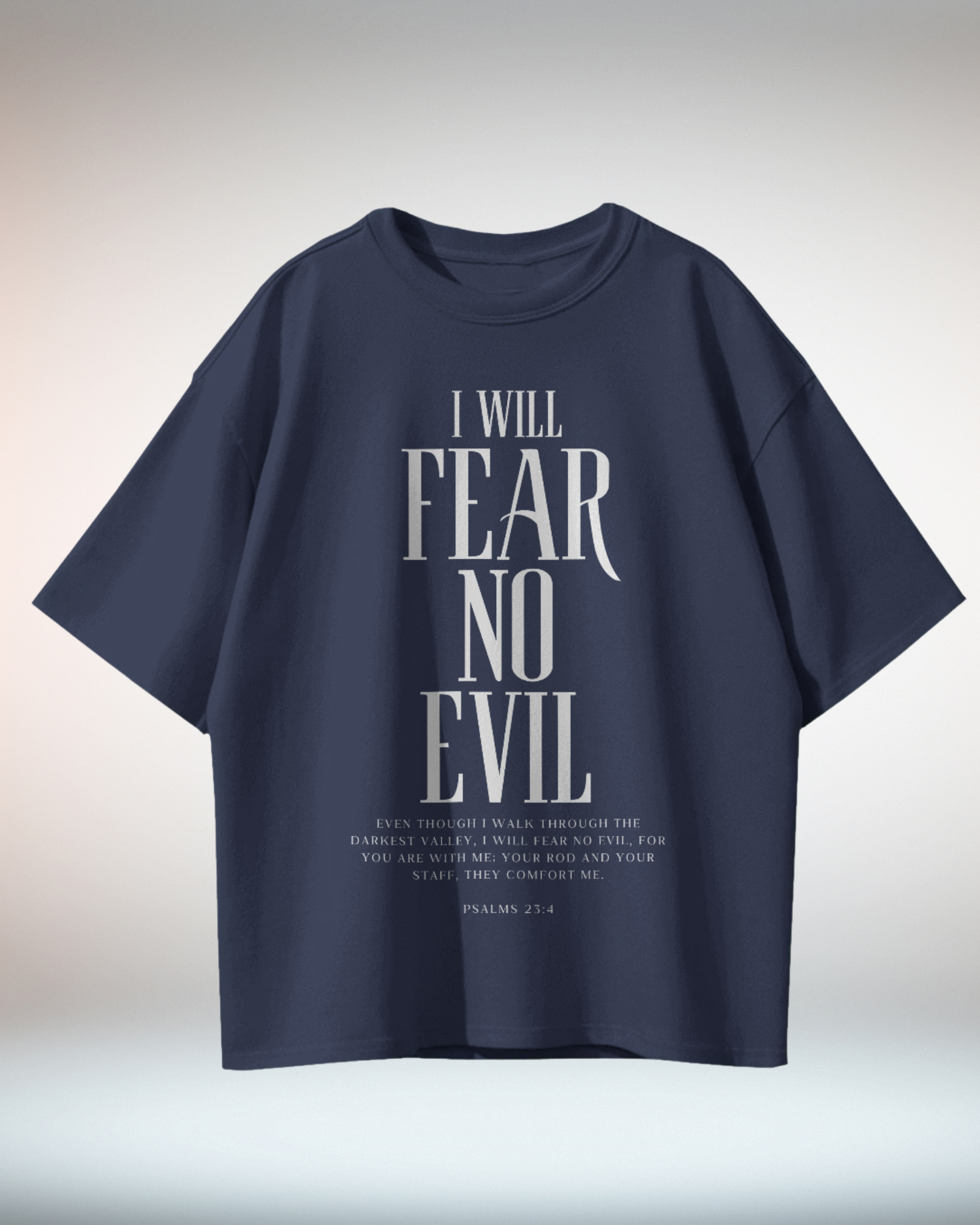 Black Beige Grunge Minimal Typographic Christian Religious TShirt - Dorcus Wear