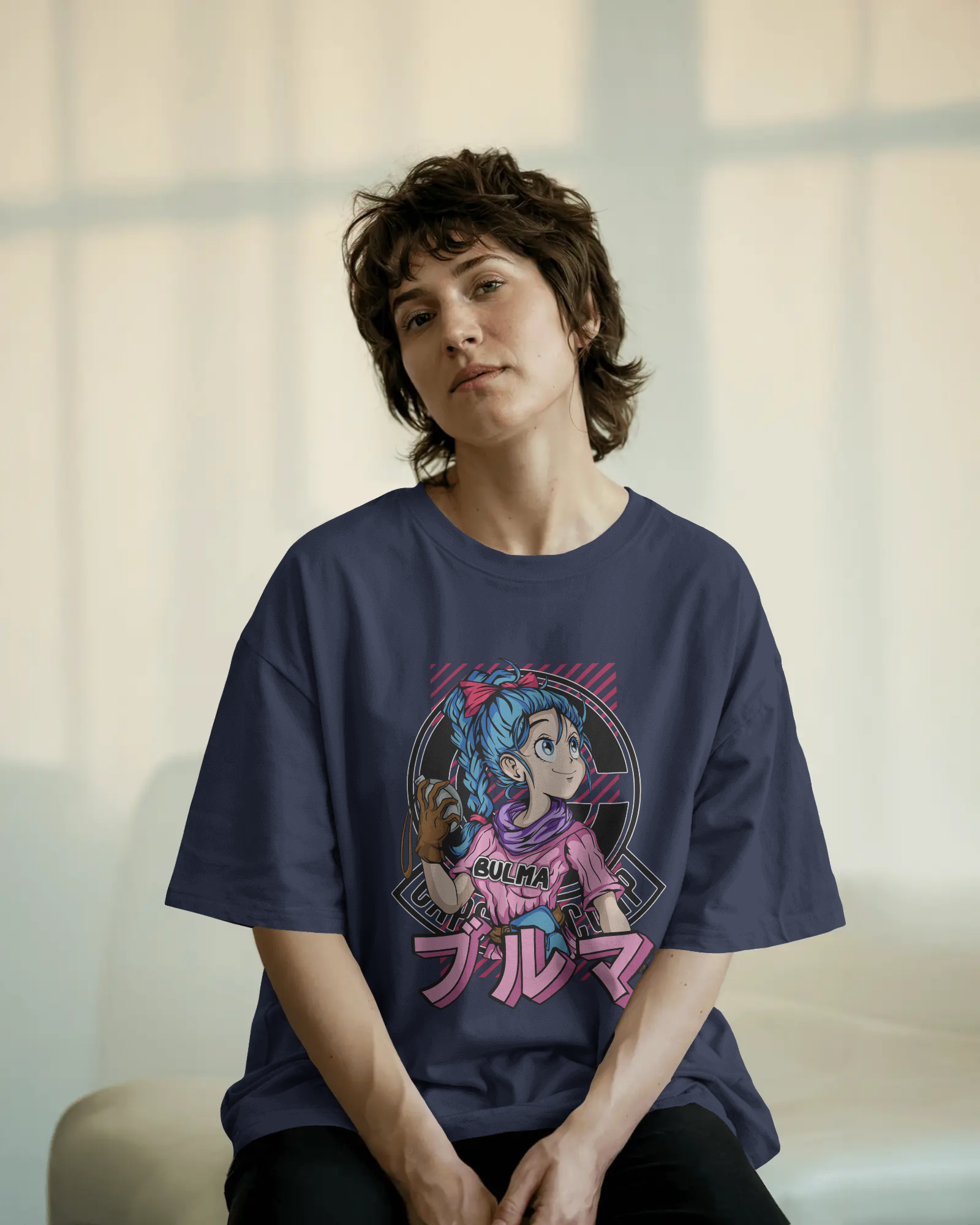 Bulma Premium Oversized T-Shirt from Dragon Ball Z for Ultimate Comfort