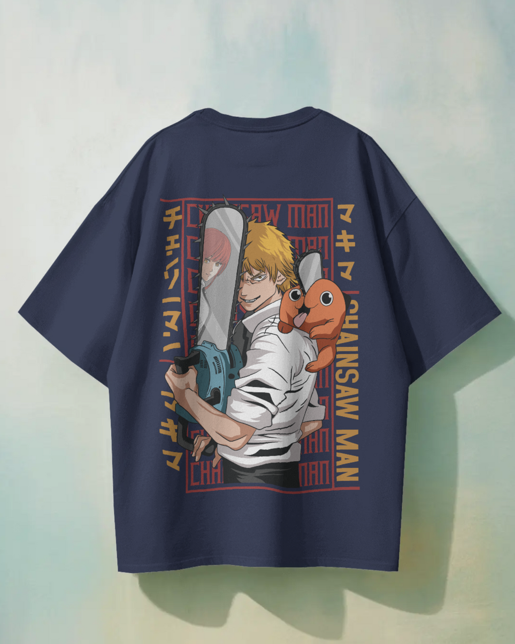 DENJI Chainsaw Man Premium Oversized T-shirt