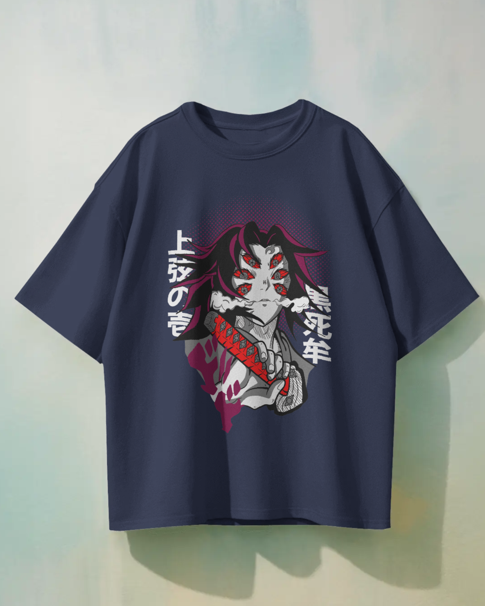 Upper Moon One Kokushibo T-shirt | Premium Oversized Demon Slayer T-Shirt
