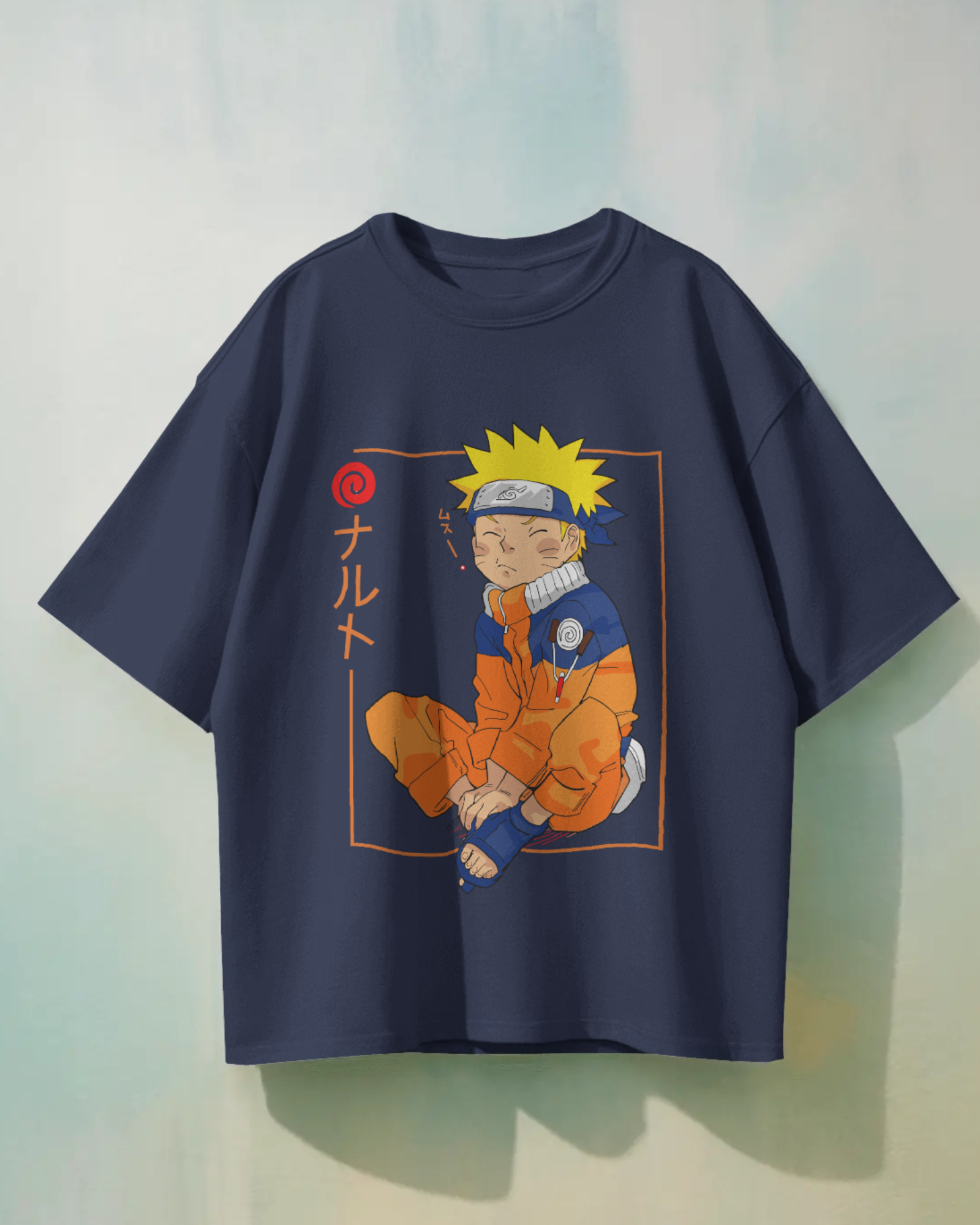 Sleepy Naruto T-Shirt - Premium Oversized Naruto Apparel