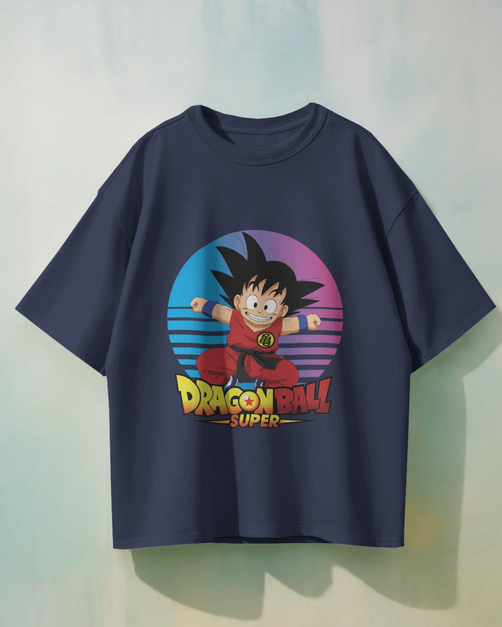Retro Saiyan Kid Goku T-shirt | Dragon Ball Z Premium Oversized T-shirt