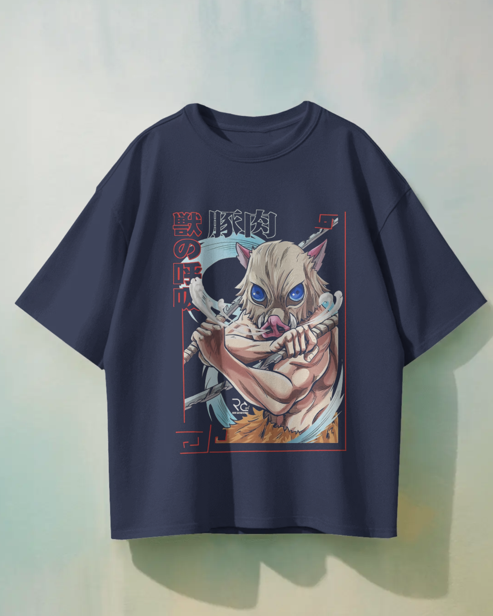 Demon Slayer Inosuke Premium Oversized T-Shirt