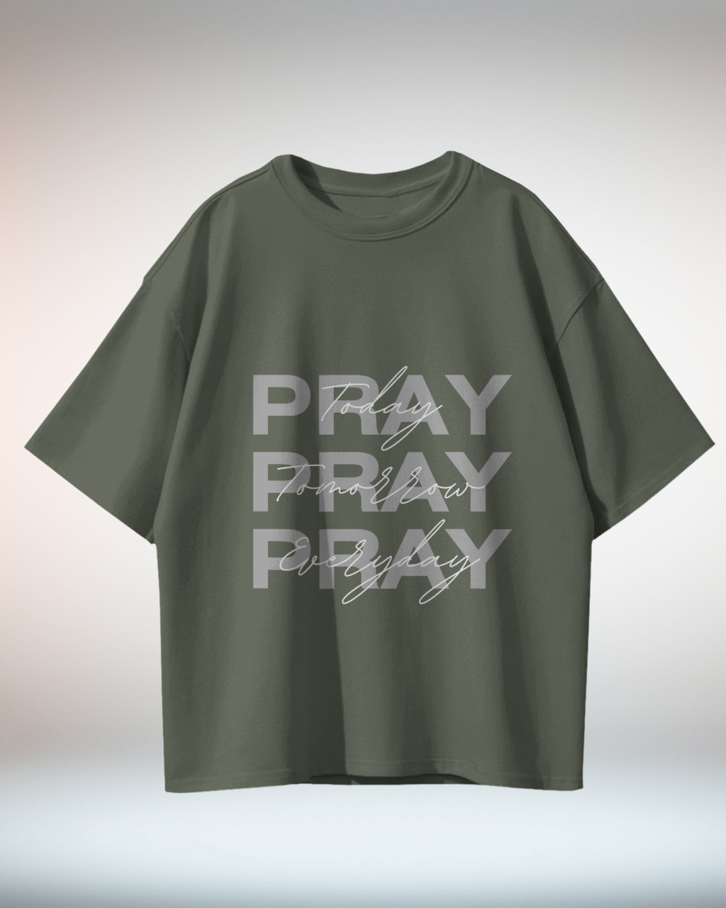 Black White Minimal Typographic Christian Religious TShirt - Dorcus Wear