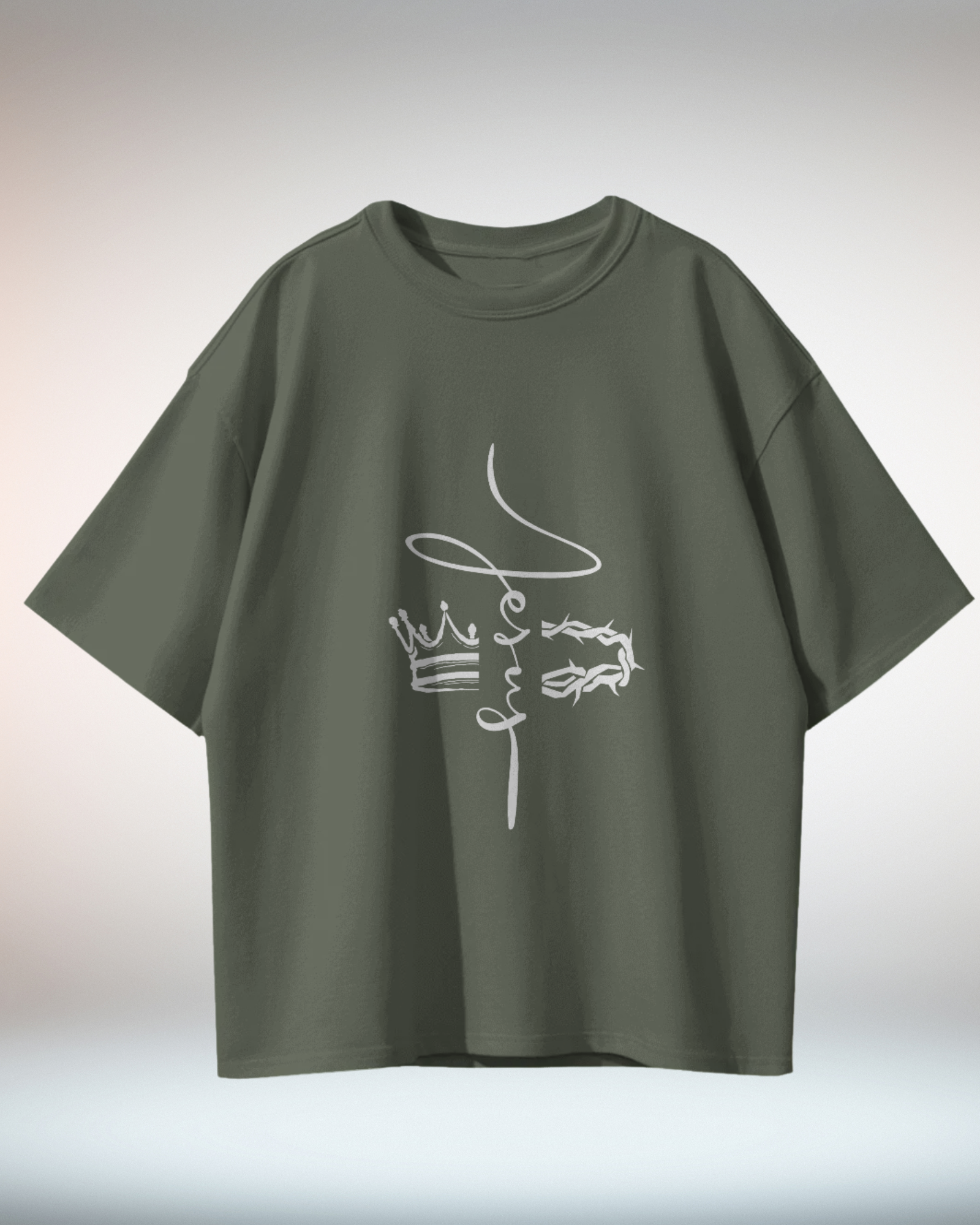 Black White Illustrative Minimal Typographic Christian Religious TShirt - Dorcus Wear