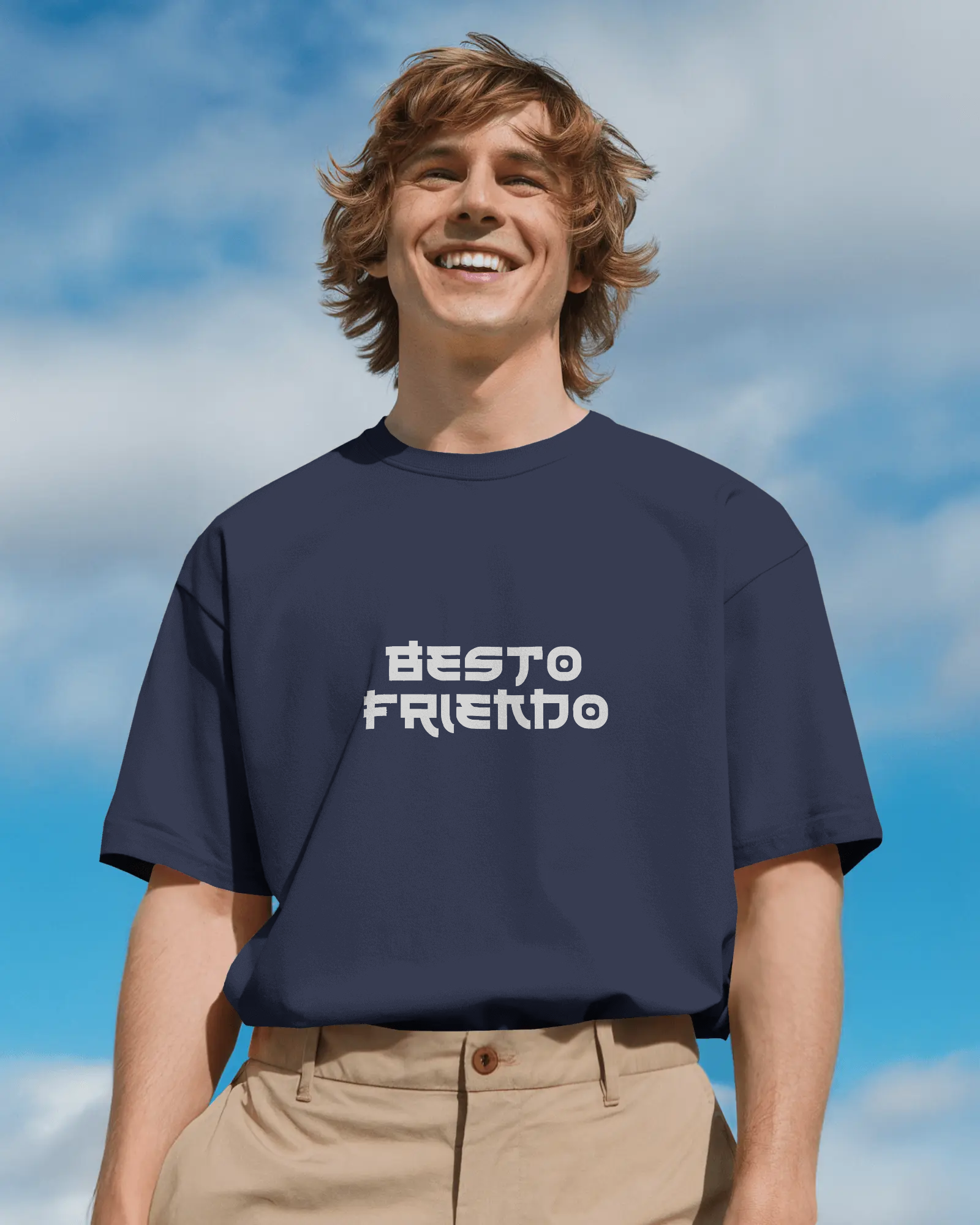 Besto Friendo Jujutsu Kaisen featuring Itadori & Toddu Jujutsu Kaisen Oversized Premium T-shirt