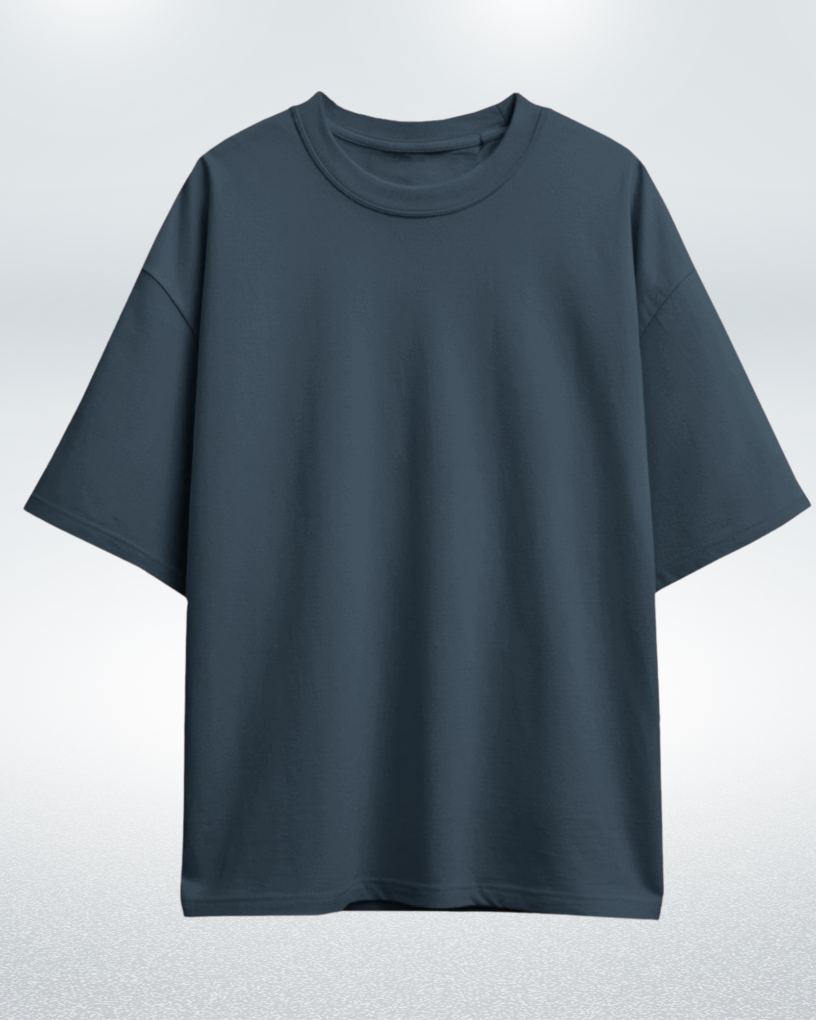 Petrol Blue Basic Oversized T-shirt for Ultimate Comfort and Style - Dorcus Wear
