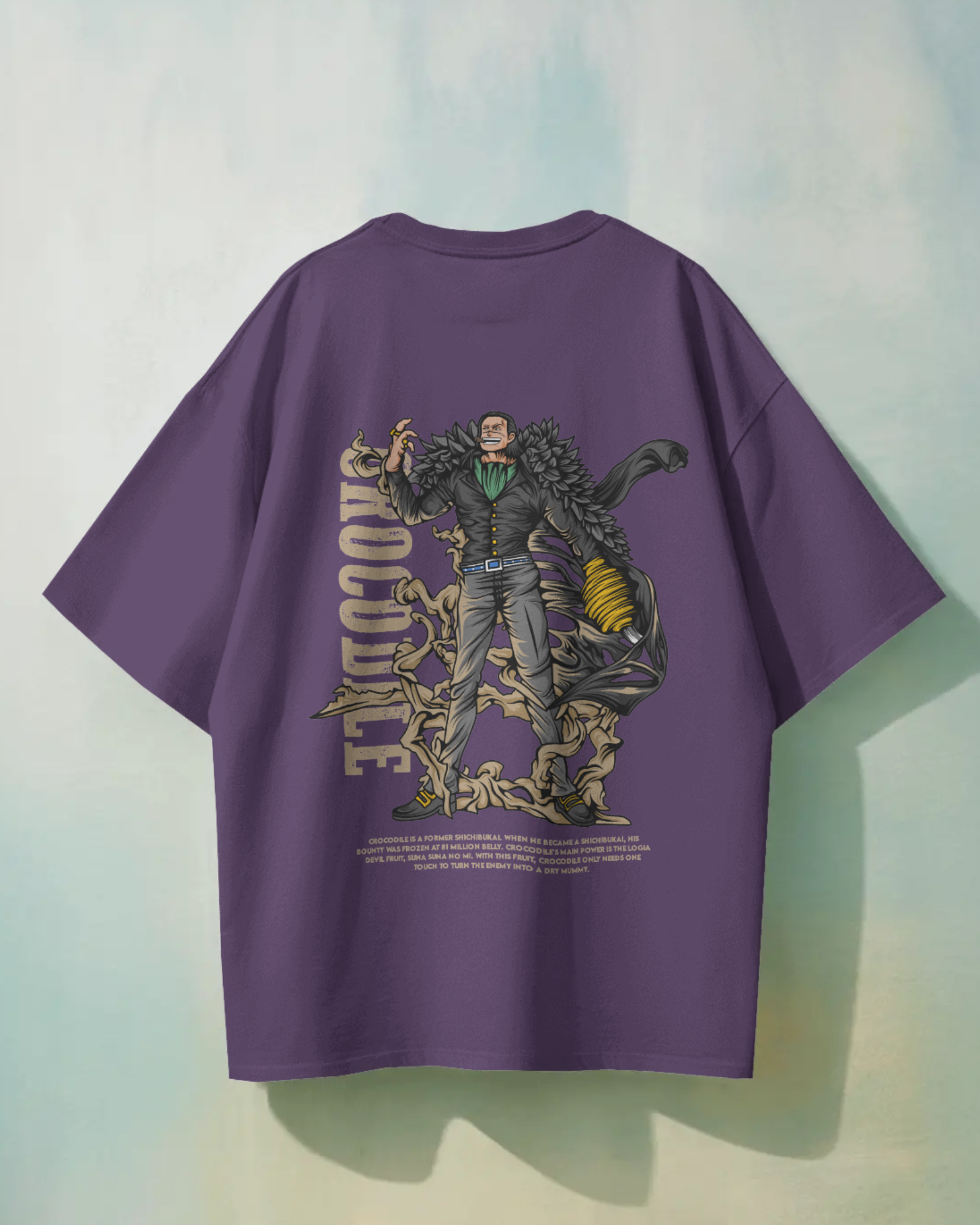 Sir Crocodile One Piece T-shirt | Premium Oversized T-Shirt