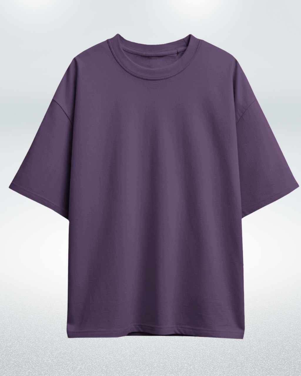 Purple Basic Oversized T-Shirt for Comfort and Style - Dorcus Wear