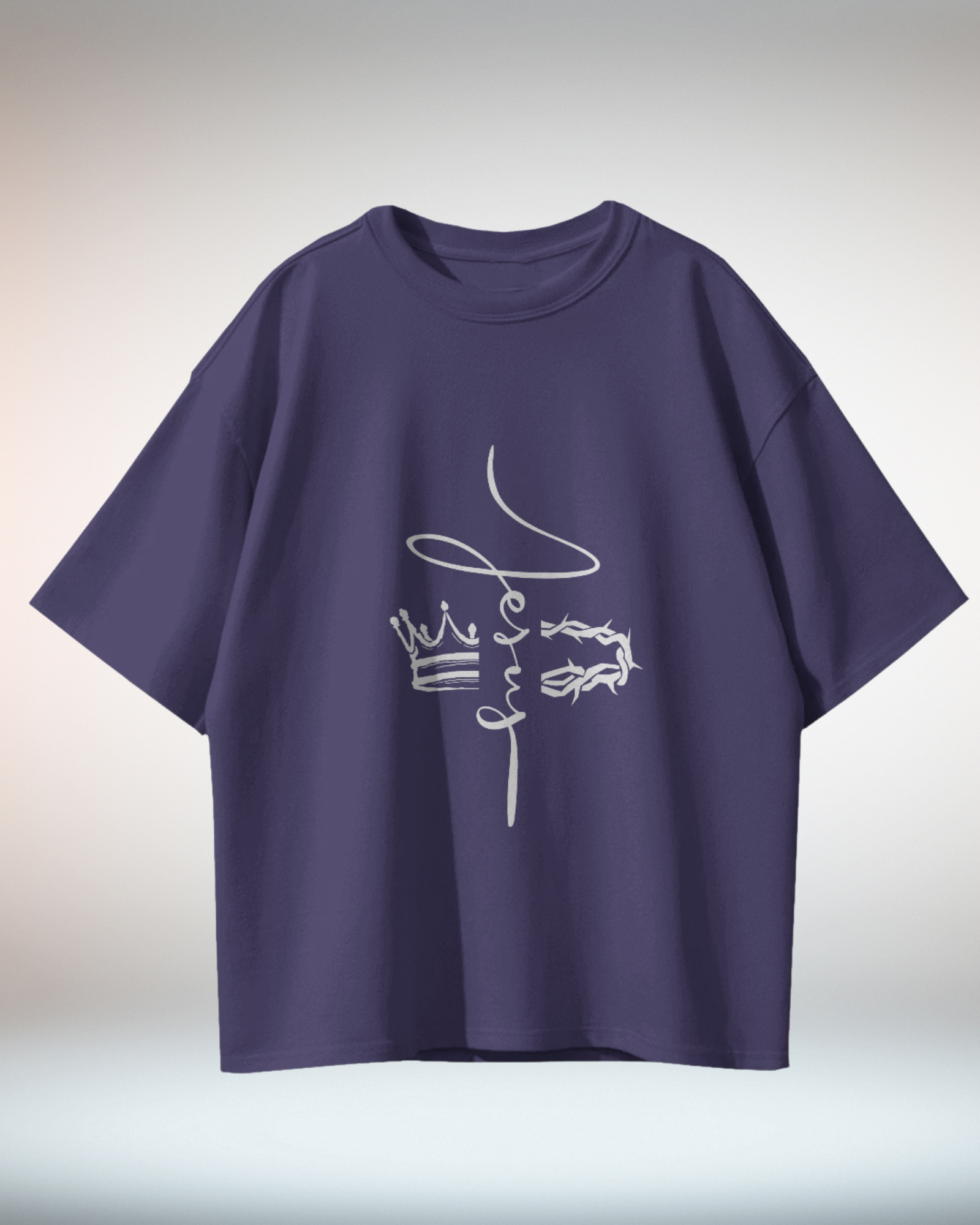 Black White Illustrative Minimal Typographic Christian Religious TShirt - Dorcus Wear