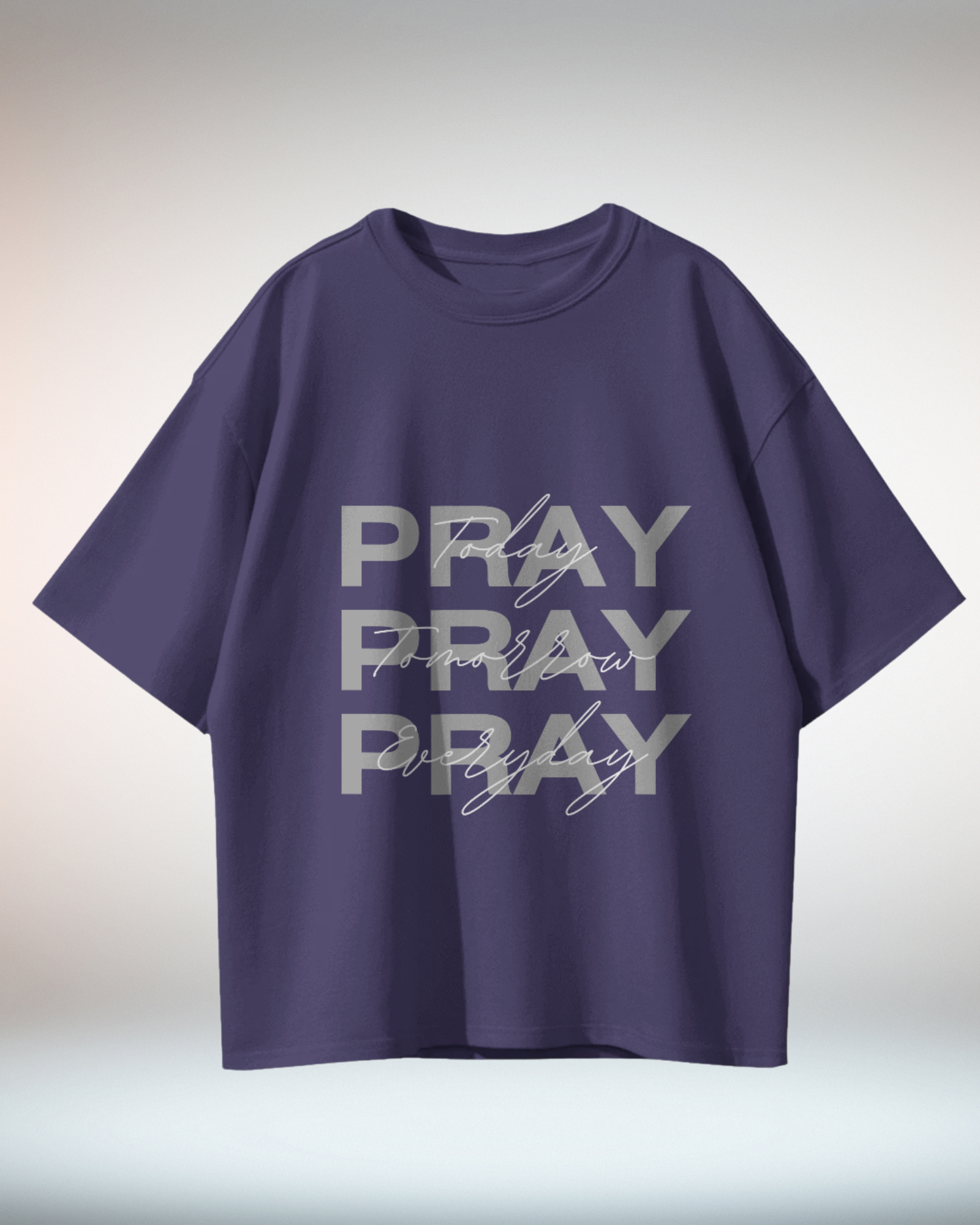 Black White Minimal Typographic Christian Religious TShirt - Dorcus Wear